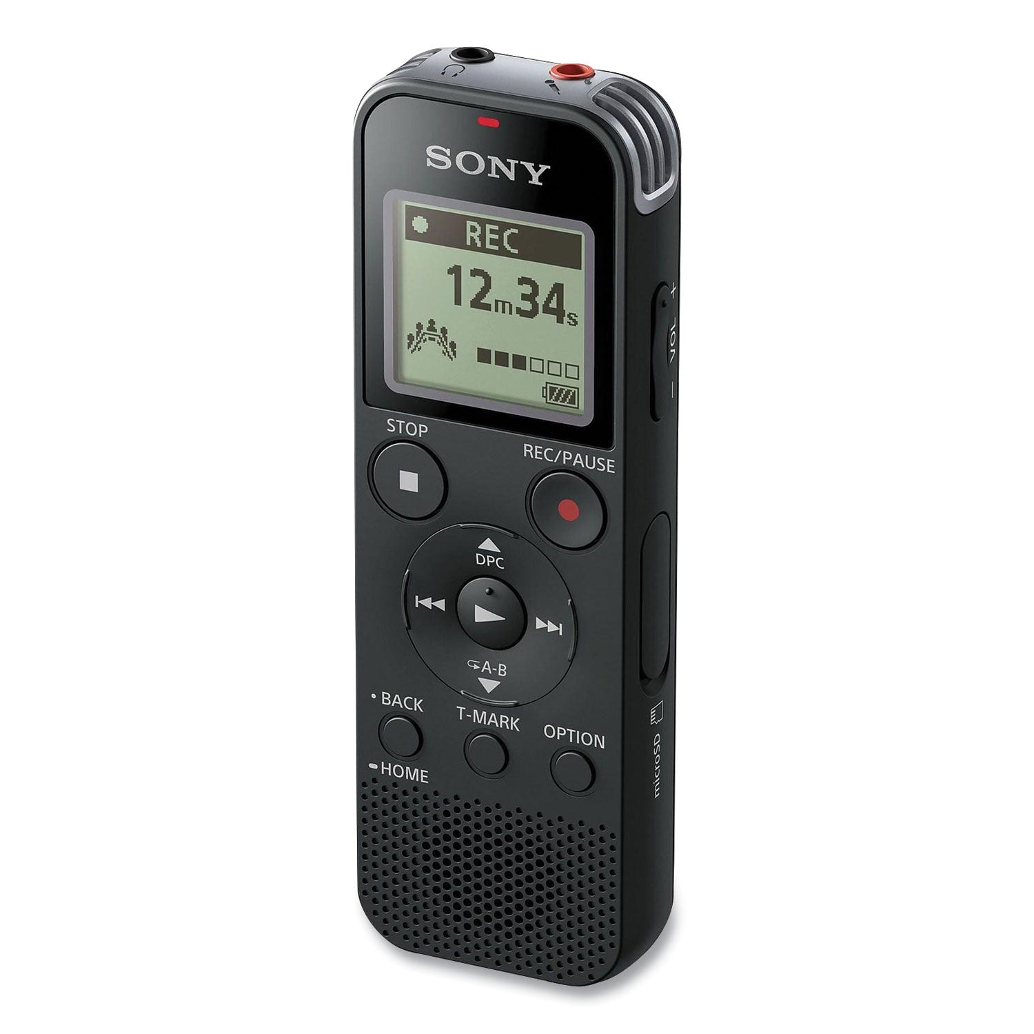 ICD-PX470 Digital Voice Recorder, 4 GB, Black Sony® Flipcost