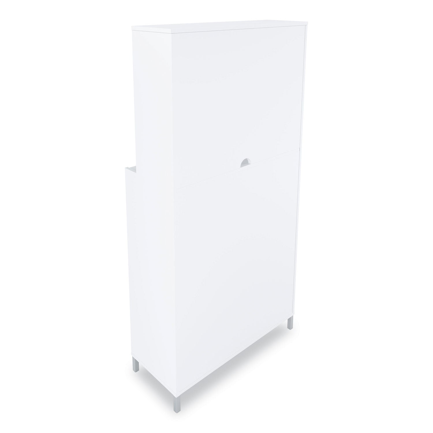 Union & Scale™ Essentials Laminate Bookcase, Five-Shelf, 35.8w x 14.9d x 72h, White