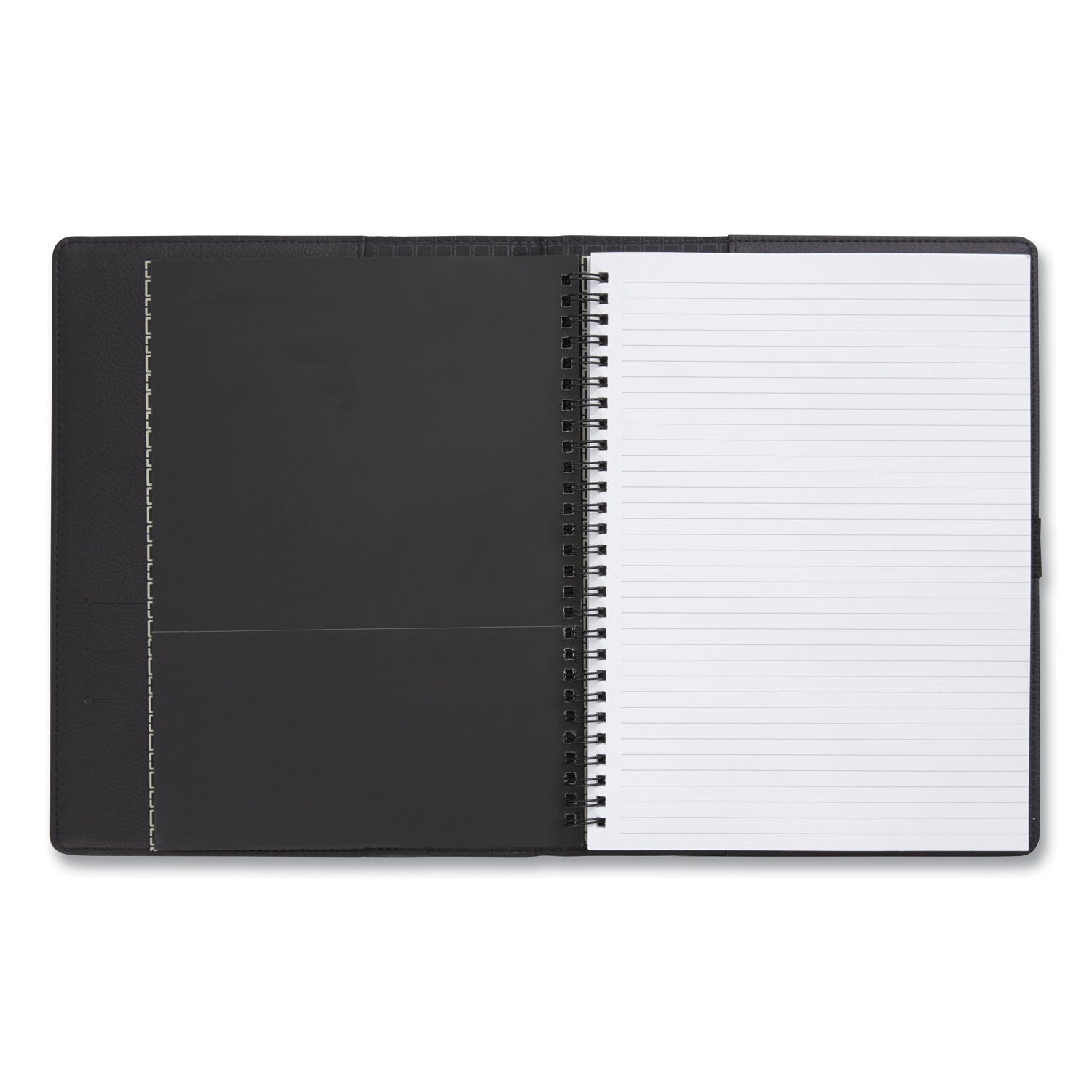 Soft-Cover Notebook Folio Set, 1-Subject, Narrow Rule, Black Cover, (80) 9.5 x 6.5 Sheets TRU RED™ Flipcost