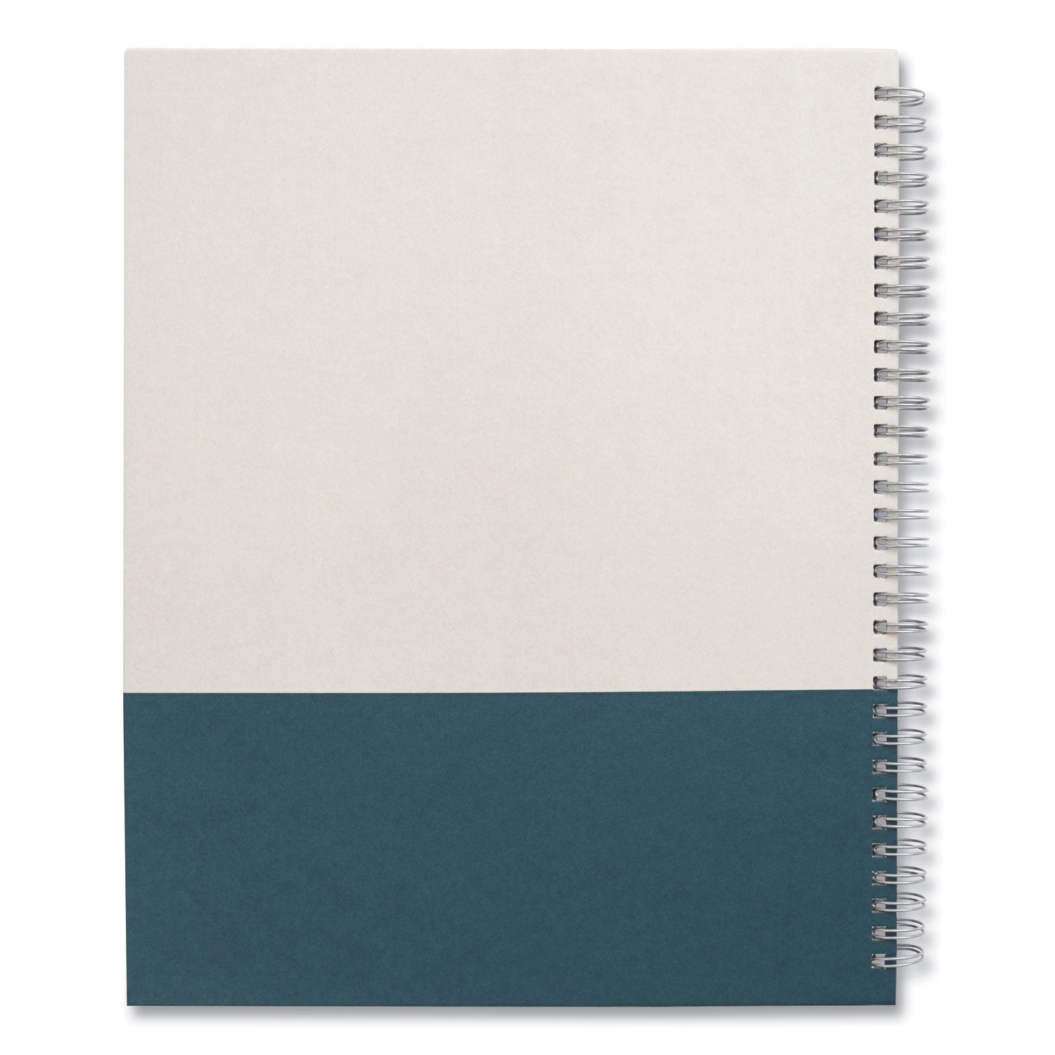 TRU RED™ Wirebound Hardcover Notebook, 1-Subject, Narrow Rule, Gray/Teal Cover, (80) 11 x 8.5 Sheets