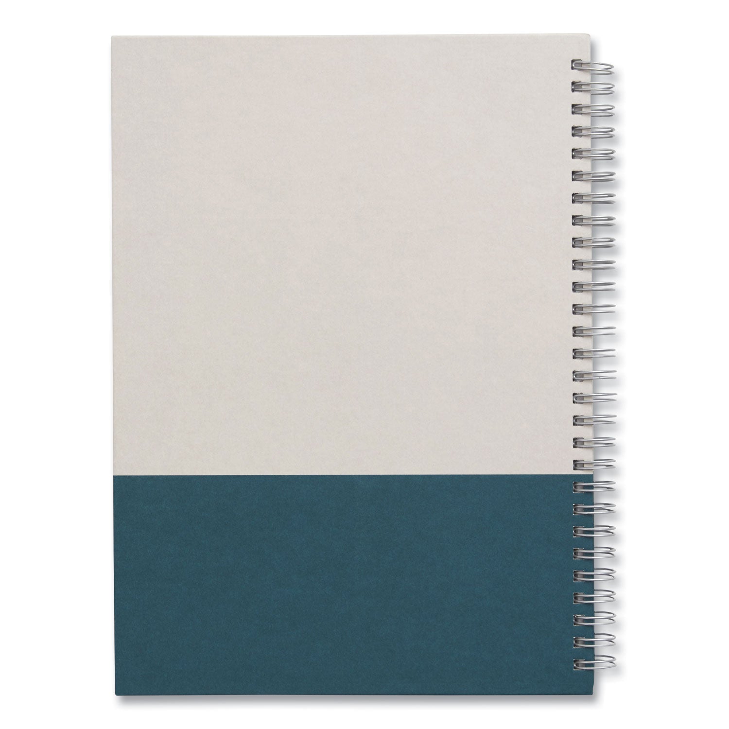 Wirebound Hardcover Notebook, 1-Subject, Narrow Rule, Gray/Teal Cover, (80) 9.5 x 6.5 Sheets TRU RED™ Flipcost