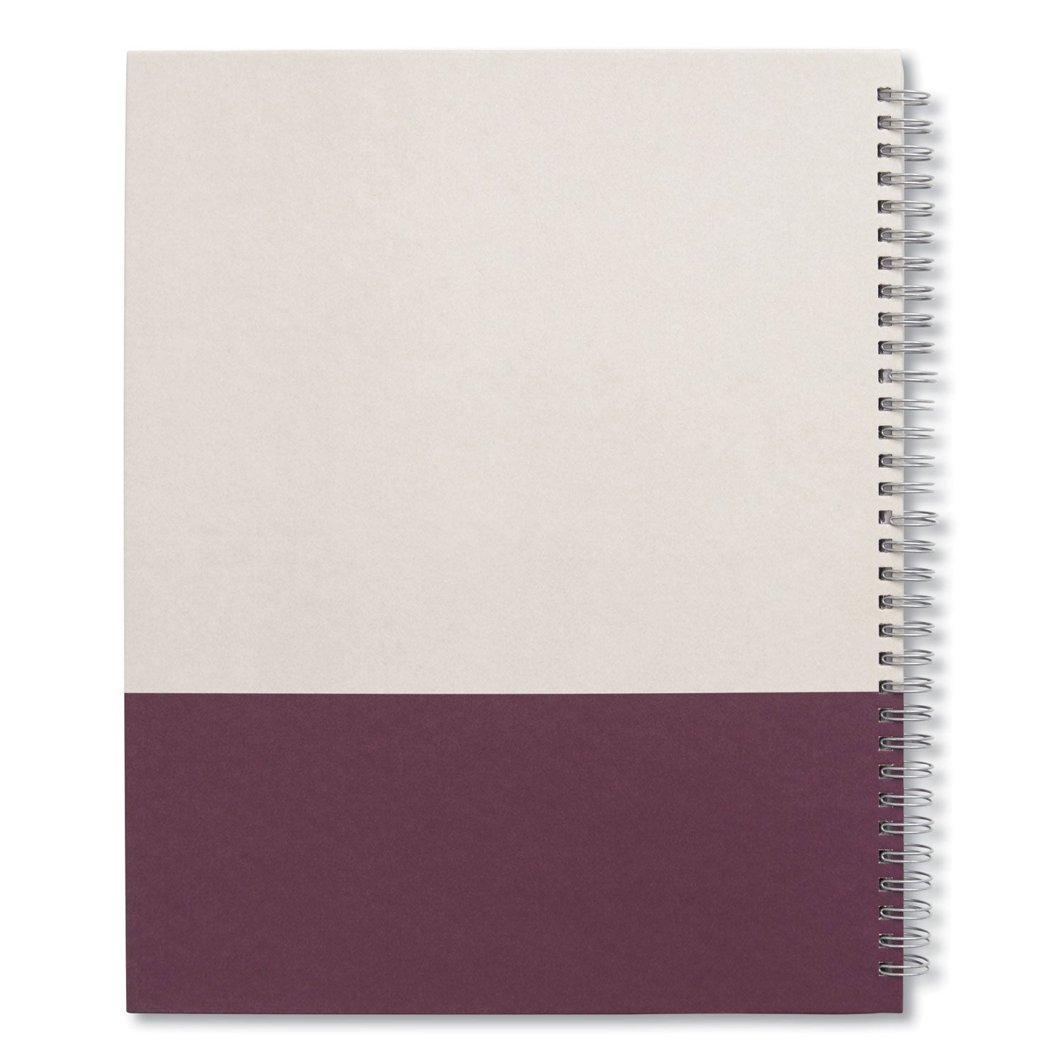 Wirebound Hardcover Notebook, 1-Subject, Narrow Rule, Gray/Purple Cover, (80) 11 x 8.5 Sheets TRU RED™ Flipcost