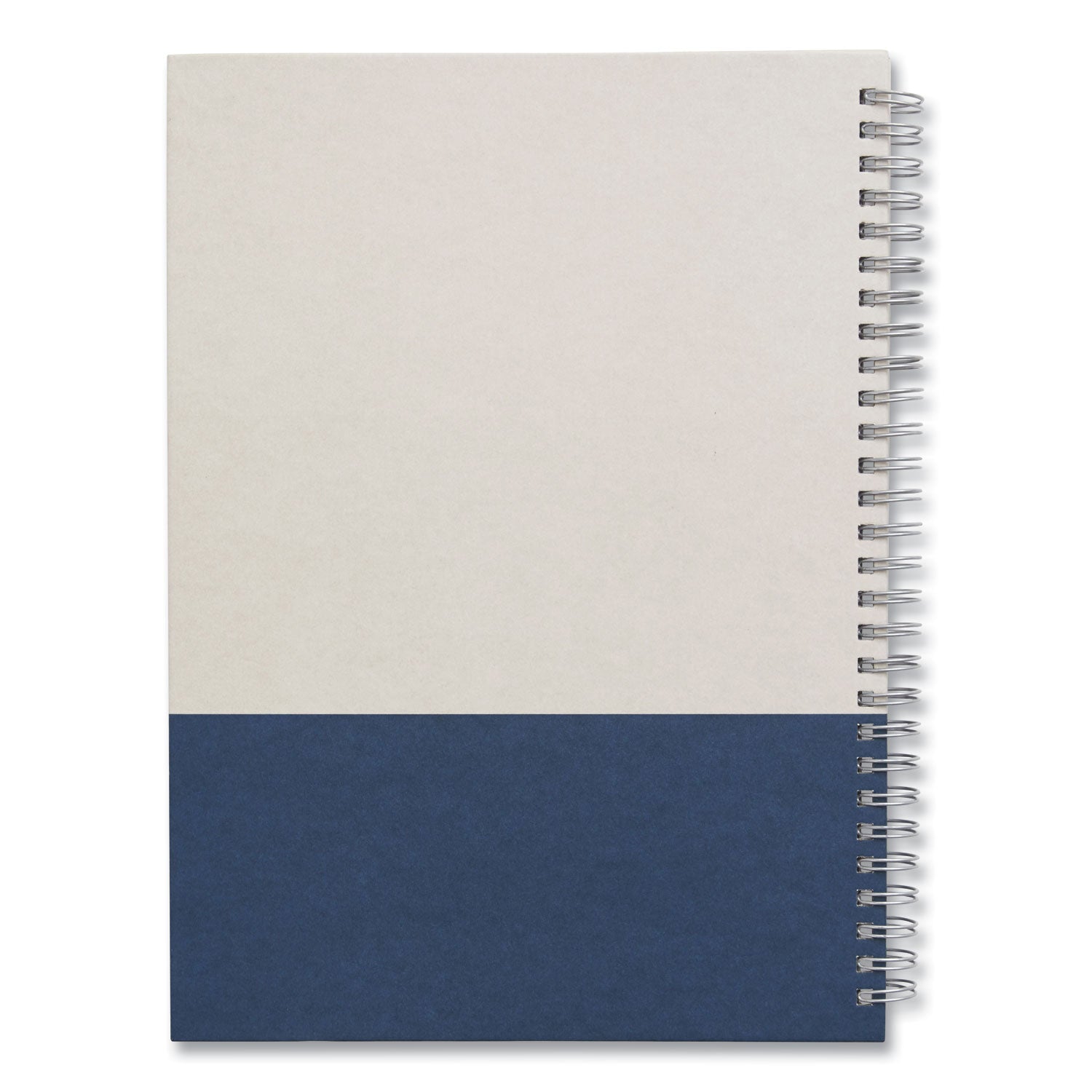 Wirebound Hardcover Notebook, 1-Subject, Narrow Rule, Gray/Blue Cover, (80) 9.5 x 6.5 Sheets TRU RED™ Flipcost