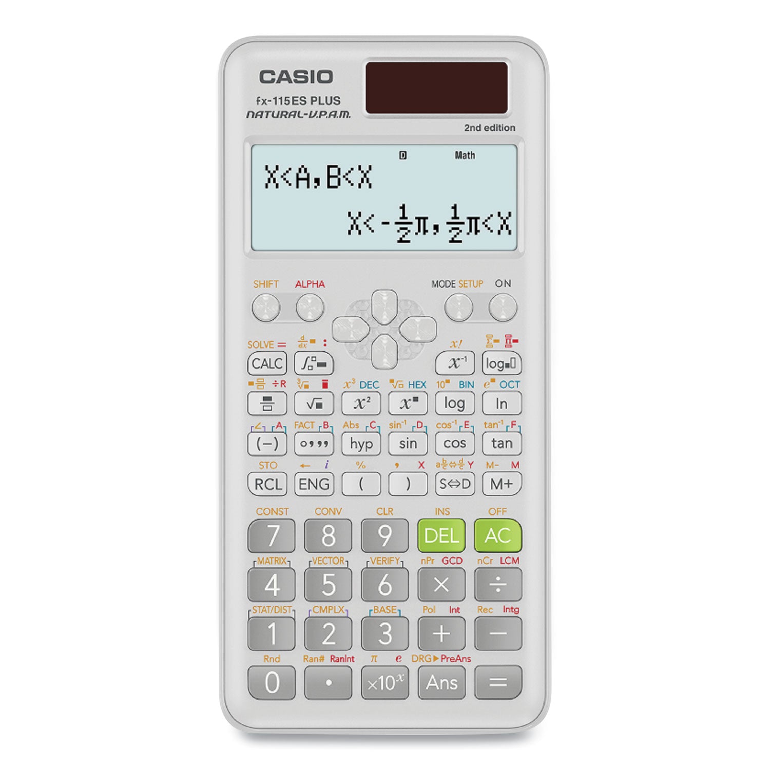 FX-115ESPLS2-S 2nd Edition Scientific Calculator, 12-Digit LCD