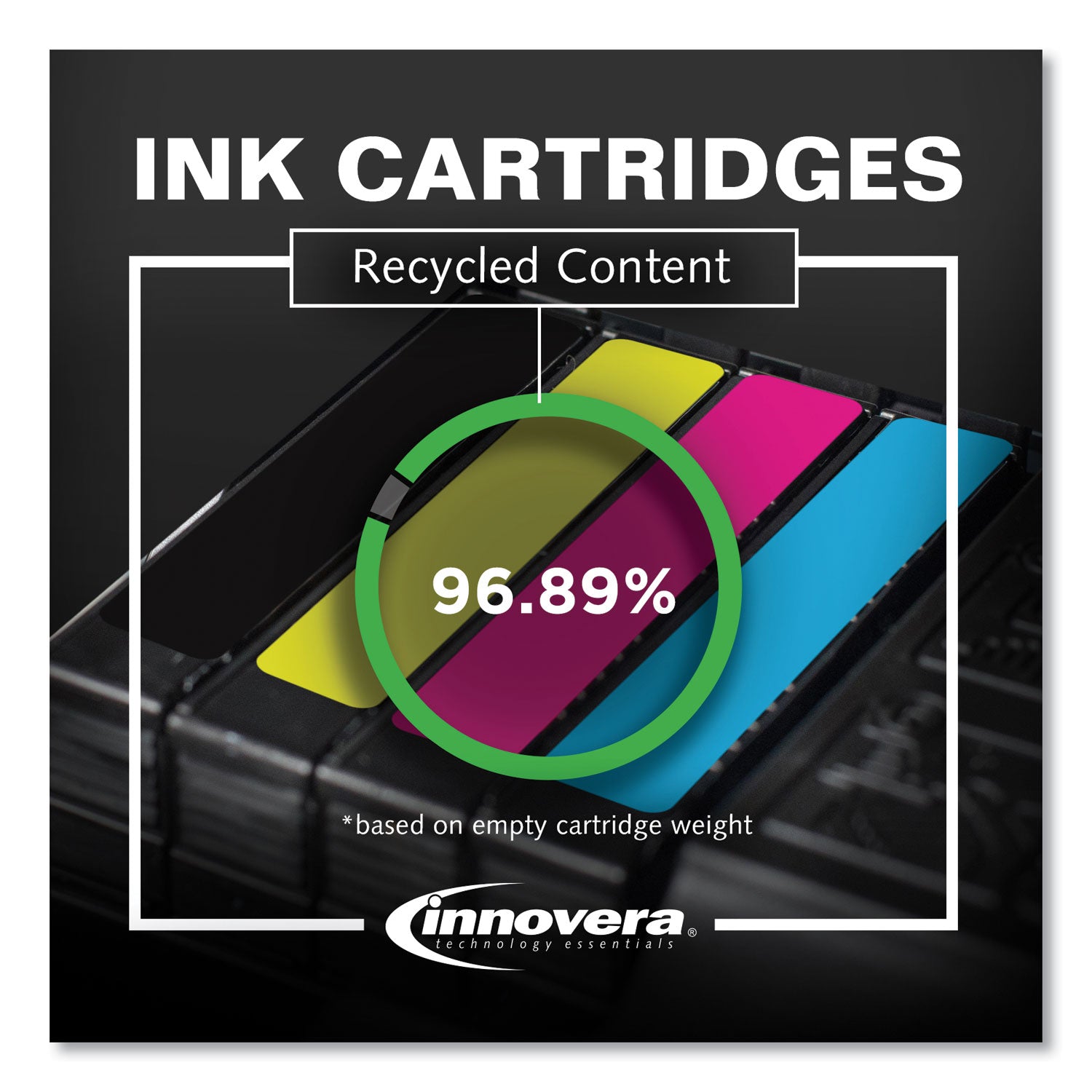 Innovera® Remanufactured Cyan High-Yield Ink, Replacement for 951XL (CN046AN), 1,500 Page-Yield