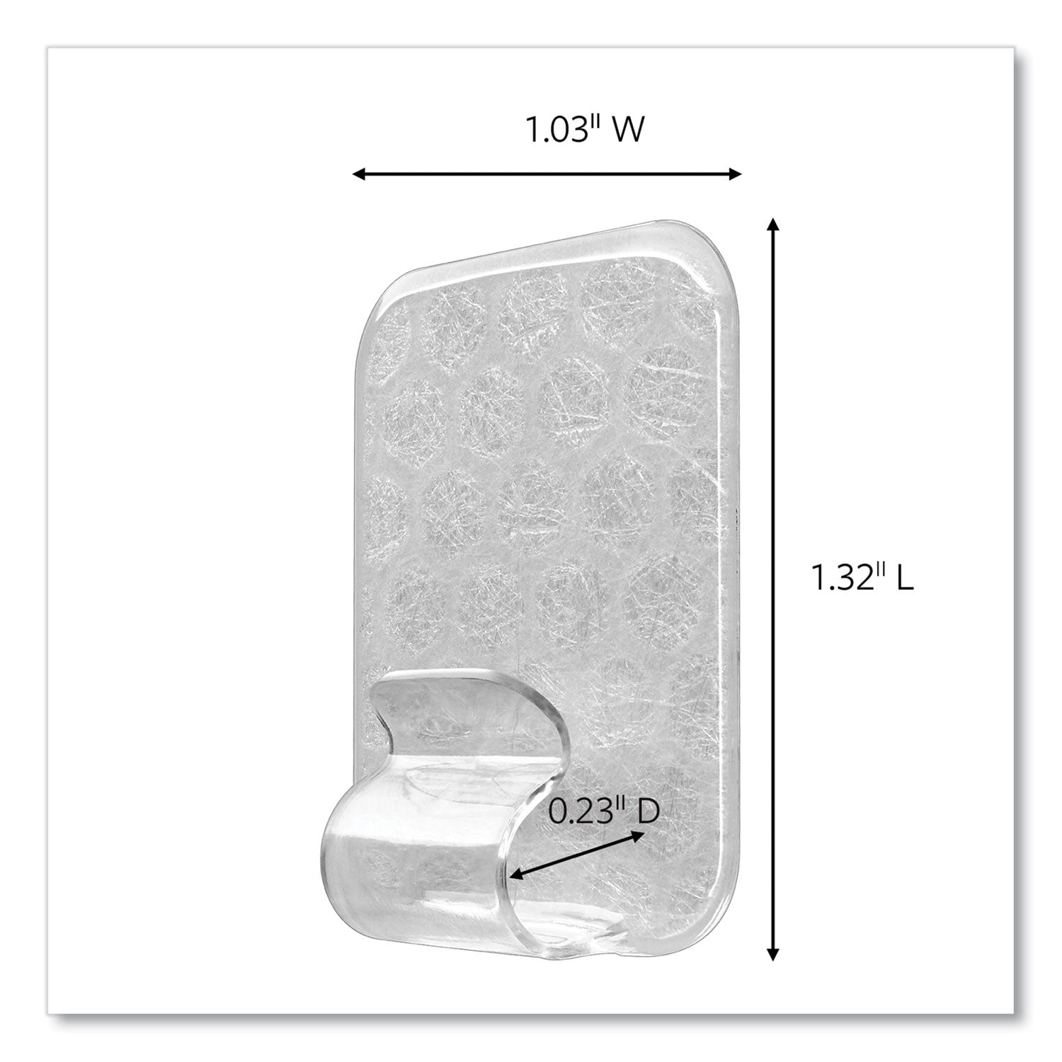 Adjustables Repositionable Mini Clips, Plastic, White, 0.5 lb Capacity, 14 Clips and 30 Strips Command™ Flipcost