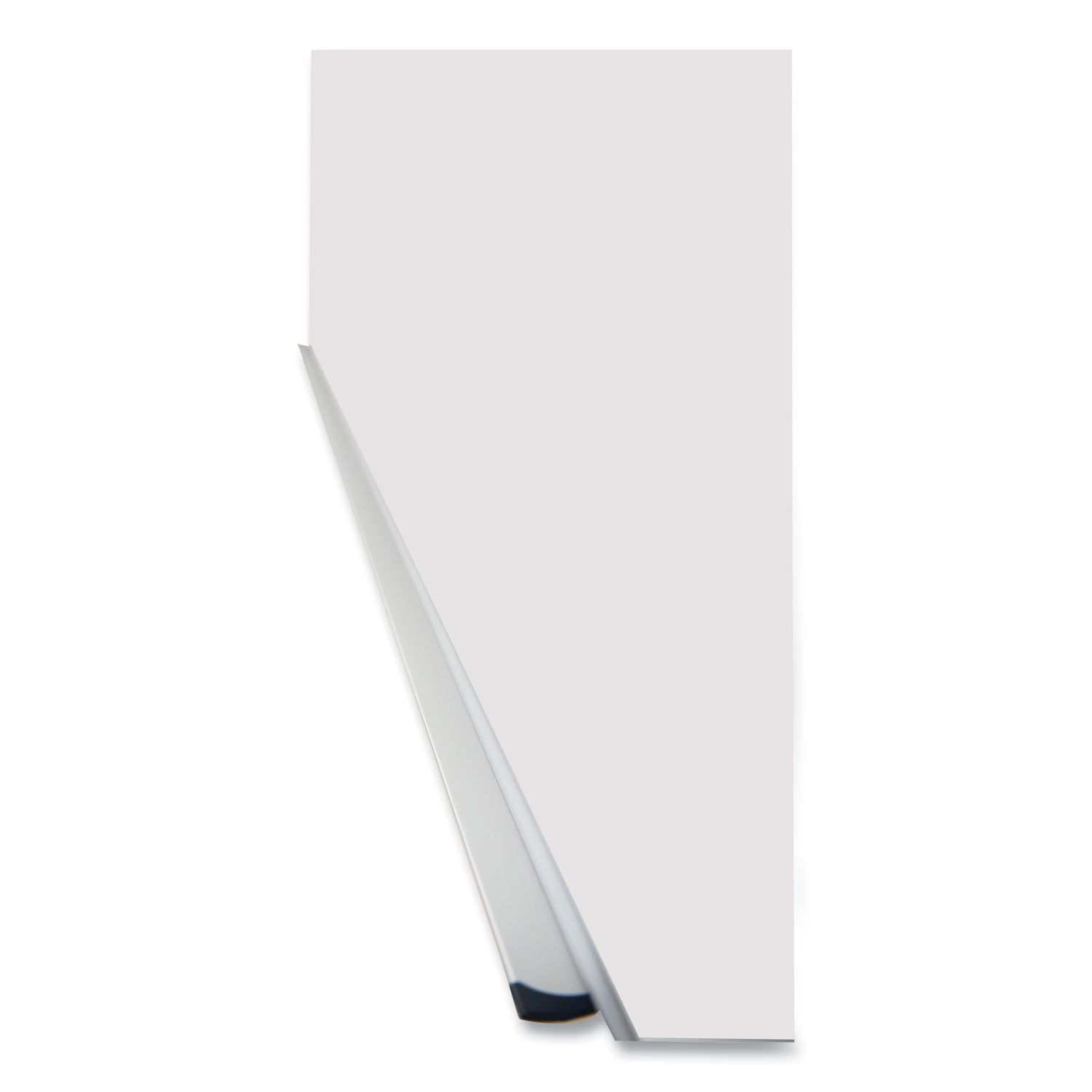 Universal® Deluxe Melamine Dry Erase Board, 72 x 48, Melamine White Surface, Silver Anodized Aluminum Frame