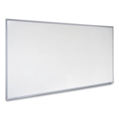 Deluxe Melamine Dry Erase Board, 72 x 48, Melamine White Surface, Silver Anodized Aluminum Frame Flipcost Flipcost