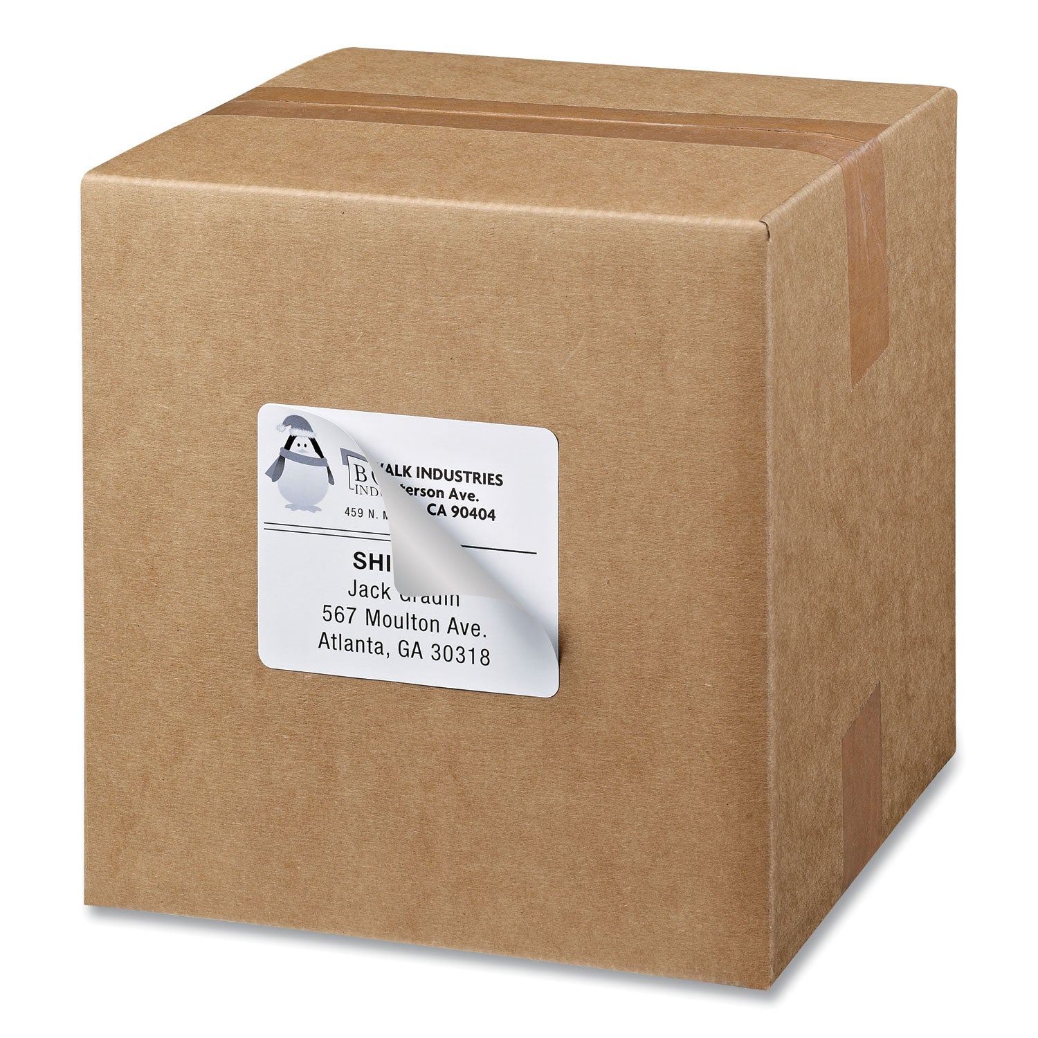 Avery® Shipping Labels w/ TrueBlock Technology, Inkjet Printers, 3.33 x 4, White, 6/Sheet, 25 Sheets/Pack