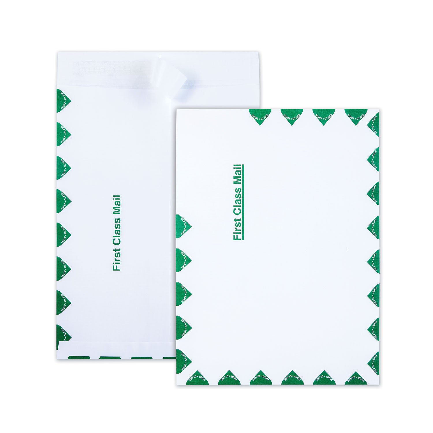 Ship-Lite Envelope, First Class, #10 1/2, Cheese Blade Flap, Redi-Strip Adhesive Closure, 9 x 12, White, 100/Box