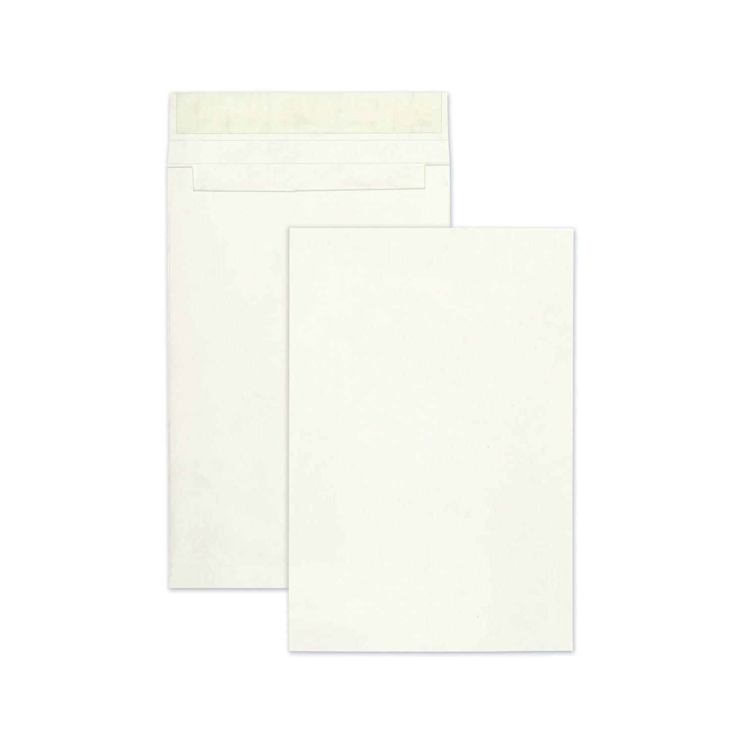 14 lb Tyvek Open End Expansion Mailer Value Pack, #15 1/2, Flip-Stik Flap, Redi-Strip Closure, 12 x 16, White, 100/Carton