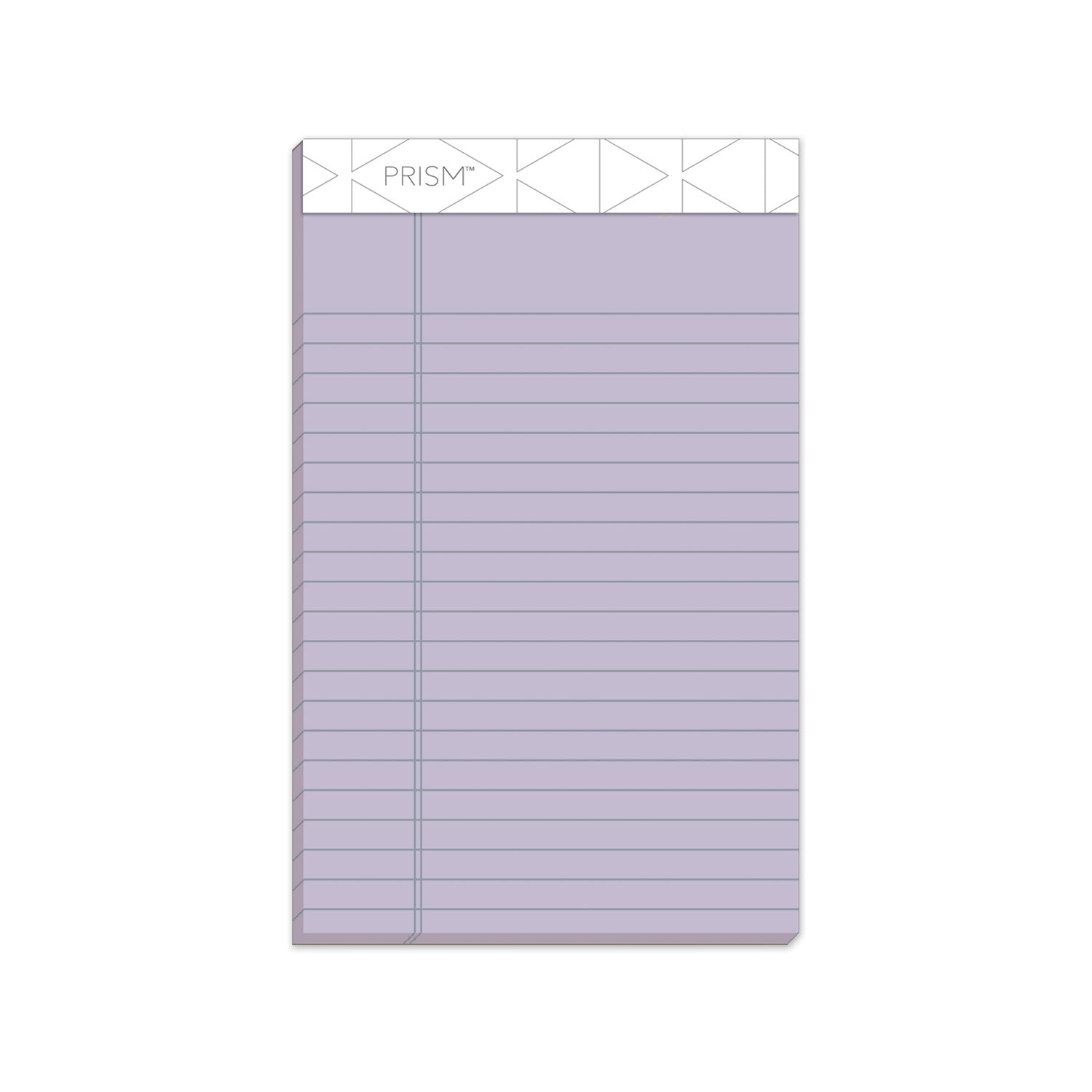 Prism + Colored Writing Pads, Narrow Rule, 50 Pastel Orchid 5 x 8 Sheets, 12/Pack