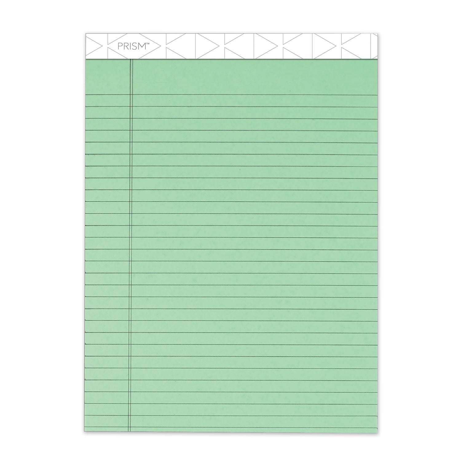 Prism + Colored Writing Pads, Wide/Legal Rule, 50 Pastel Green 8.5 x 11.75 Sheets, 12/Pack