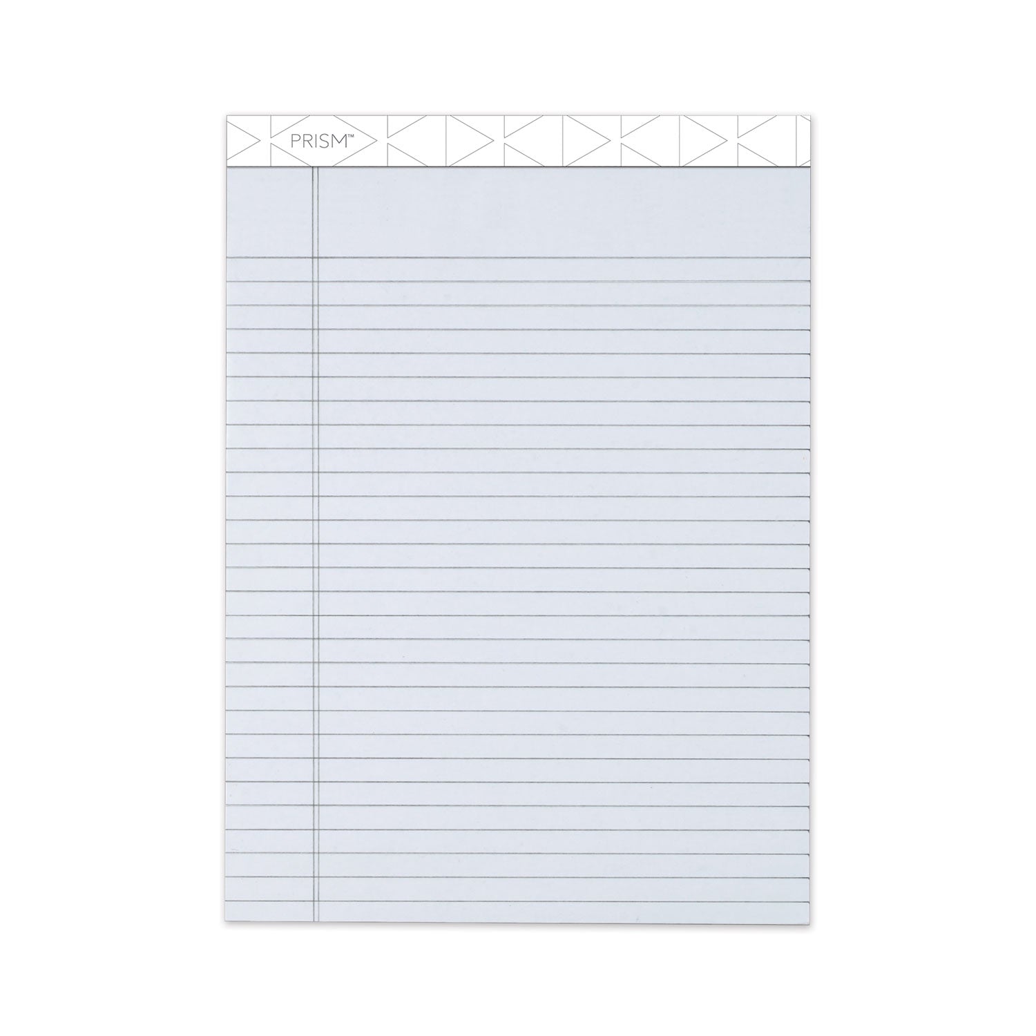 Prism + Colored Writing Pads, Wide/Legal Rule, 50 Pastel Gray 8.5 x 11.75 Sheets, 12/Pack