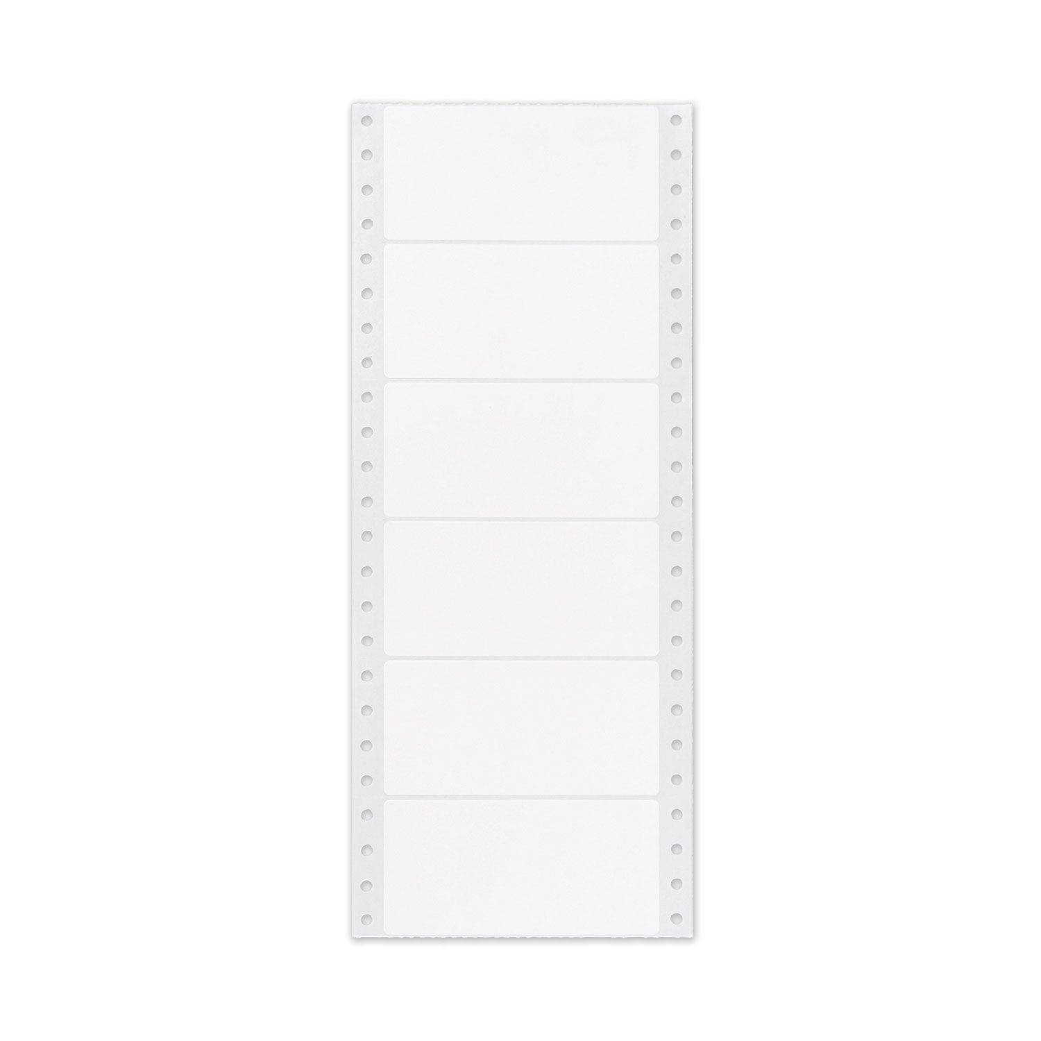 Avery® Dot Matrix Printer Mailing Labels, Pin-Fed Printers, 1.94 x 4, White, 5,000/Box