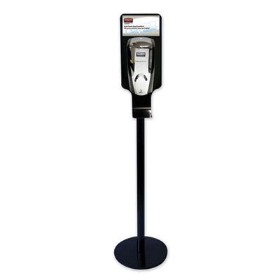 Rubbermaid® Commercial TC AutoFoam Touch-Free Hand Sanitzer Dispenser Stand, 14.96 x 14.96 x 58.87, Black - Flipcost