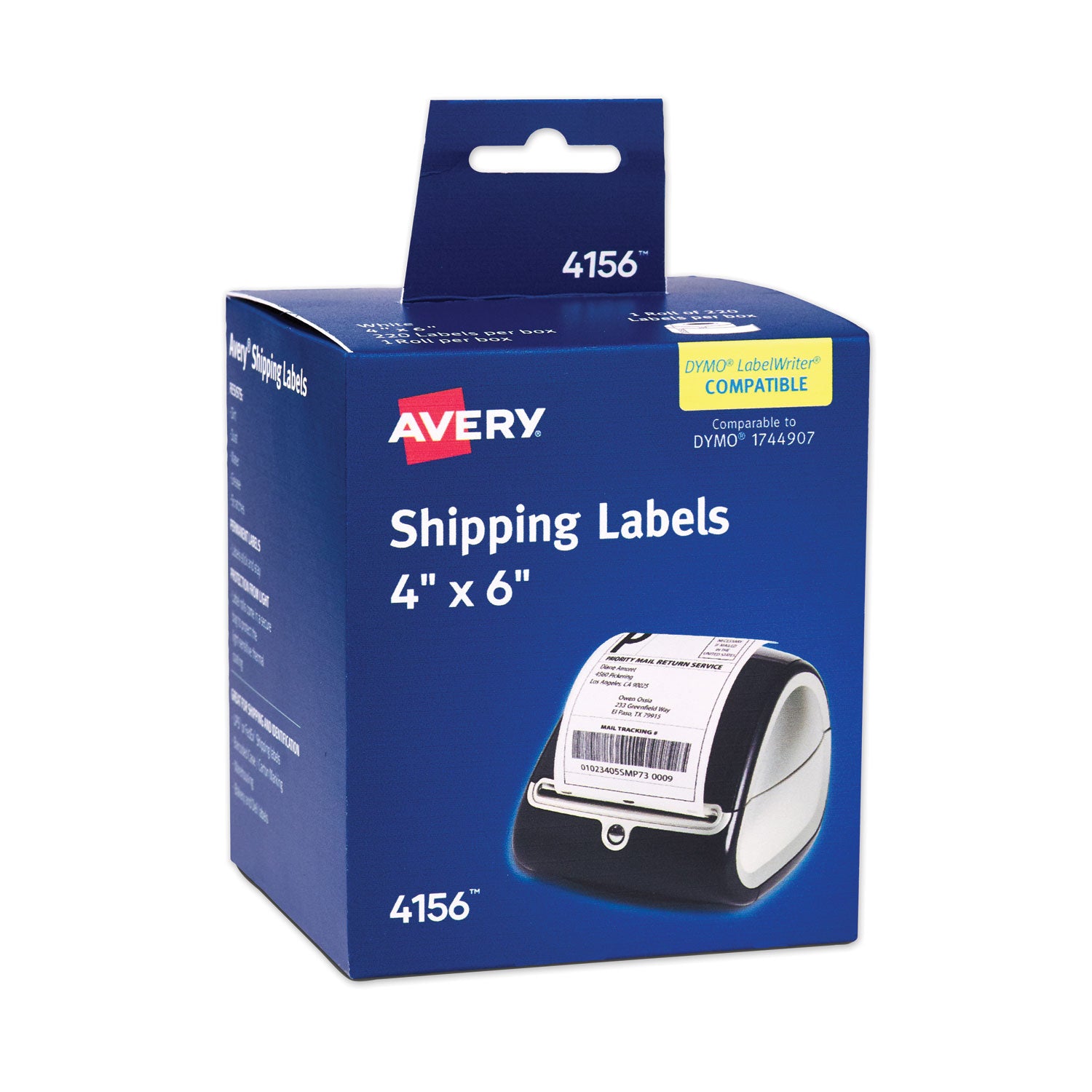 Multipurpose Thermal Labels, 4 x 6, White, 220/Roll