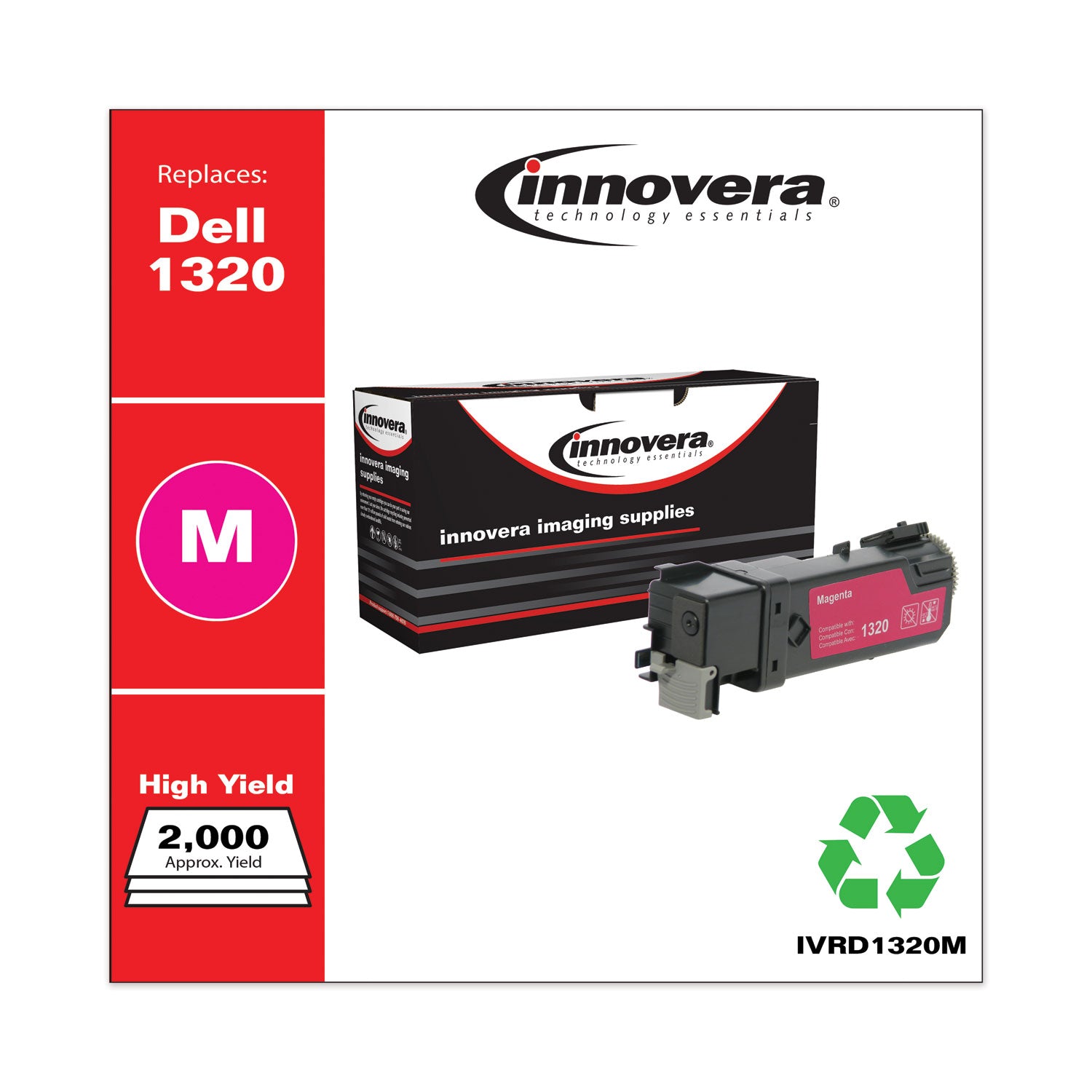 Innovera® Remanufactured Magenta High-Yield Toner, Replacement for 310-9064, 2,000 Page-Yield