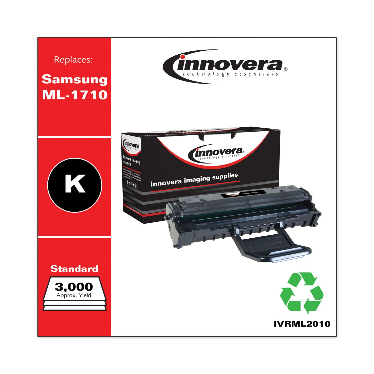 Innovera® Remanufactured Black Toner, Replacement for ML-2010, 3,000 Page-Yield