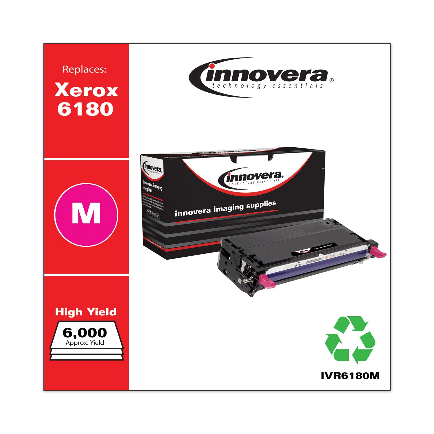 Innovera® Remanufactured Magenta High-Yield Toner, Replacement for 113R00724, 6,000 Page-Yield