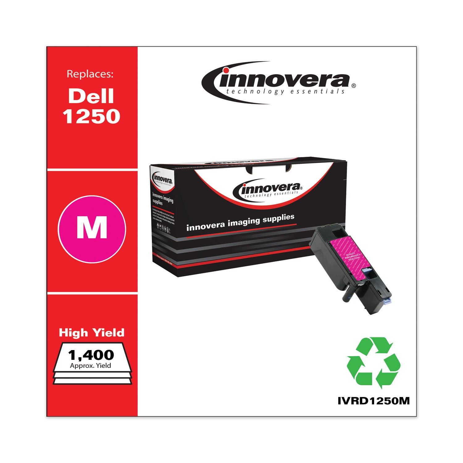 Innovera® Remanufactured Magenta High-Yield Toner, Replacement for 331-0780, 1,400 Page-Yield