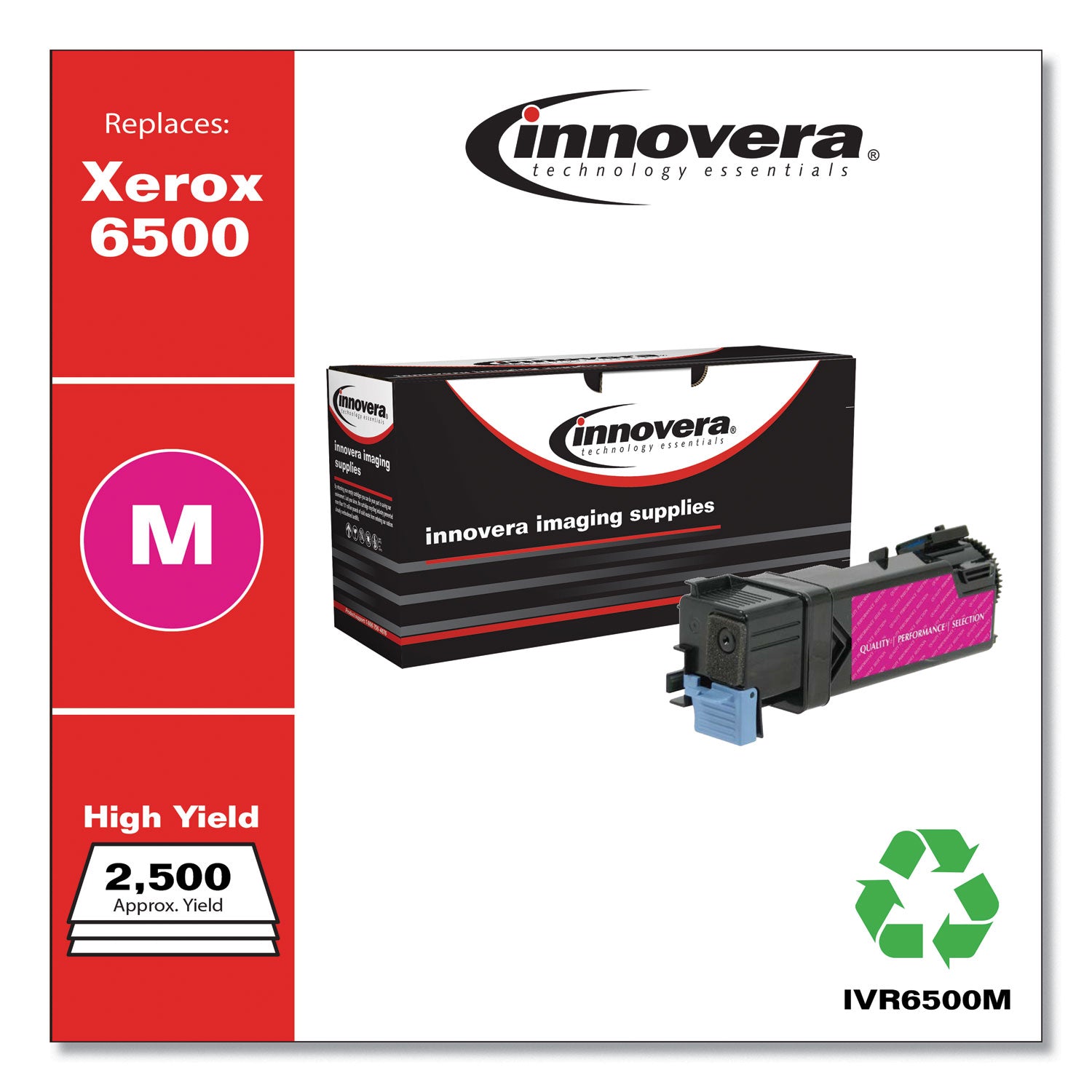 Innovera® Remanufactured Magenta High-Yield Toner, Replacement for 106R01595, 2,500 Page-Yield