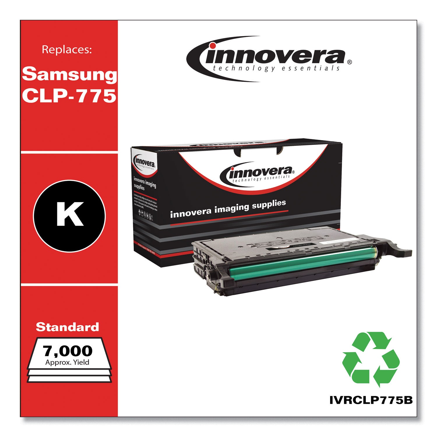 Innovera® Remanufactured Black Toner, Replacement for CLT-K609S, 7,000 Page-Yield