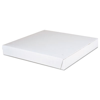 SOUTHERN CHAMPION TRAY Lock-Corner Pizza Boxes, 14 x 14 x 1.88, White, Paper, 100/Carton - Flipcost