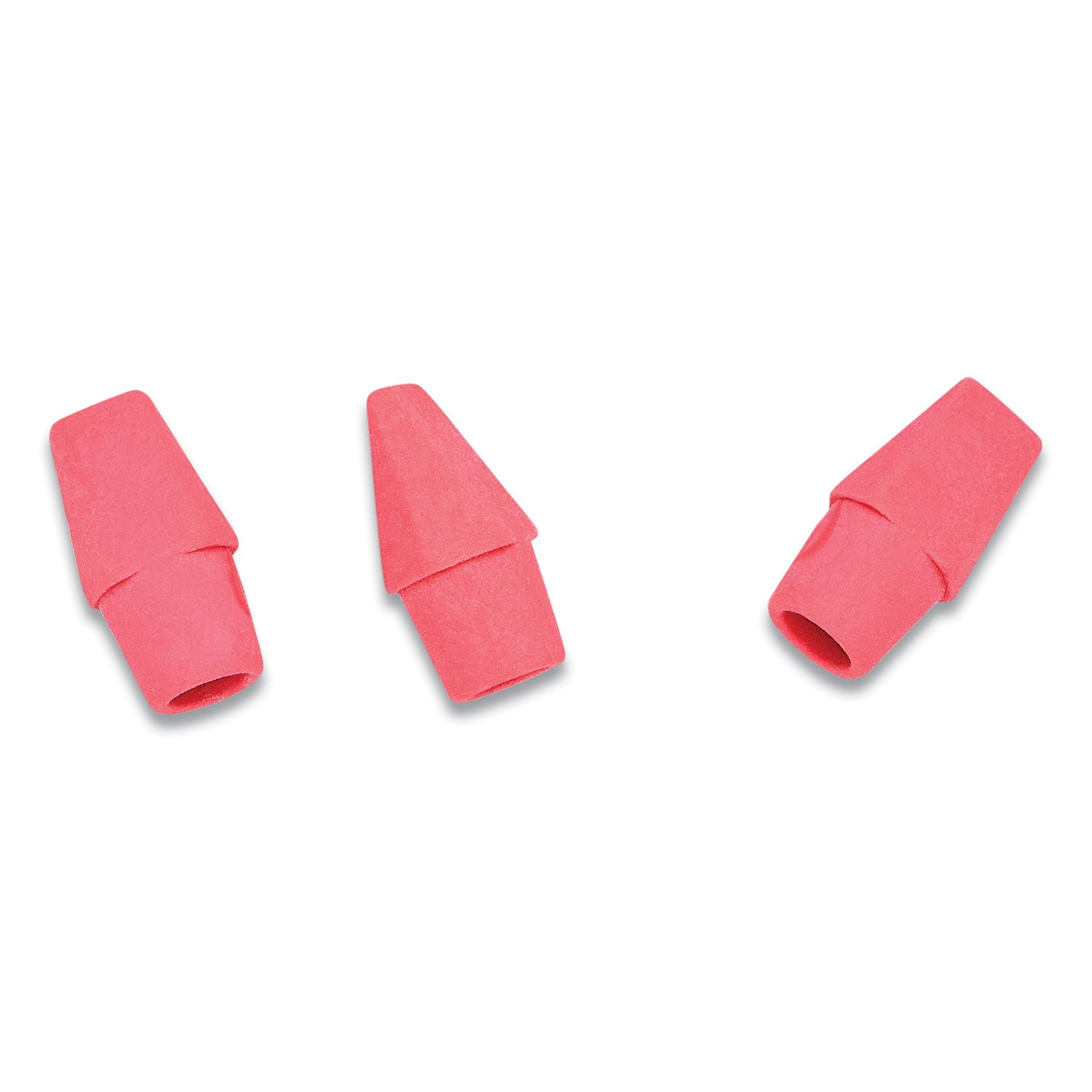 Wedge Cap Erasers, For Pencil Marks, Pink, 144/Box Dixon® Flipcost