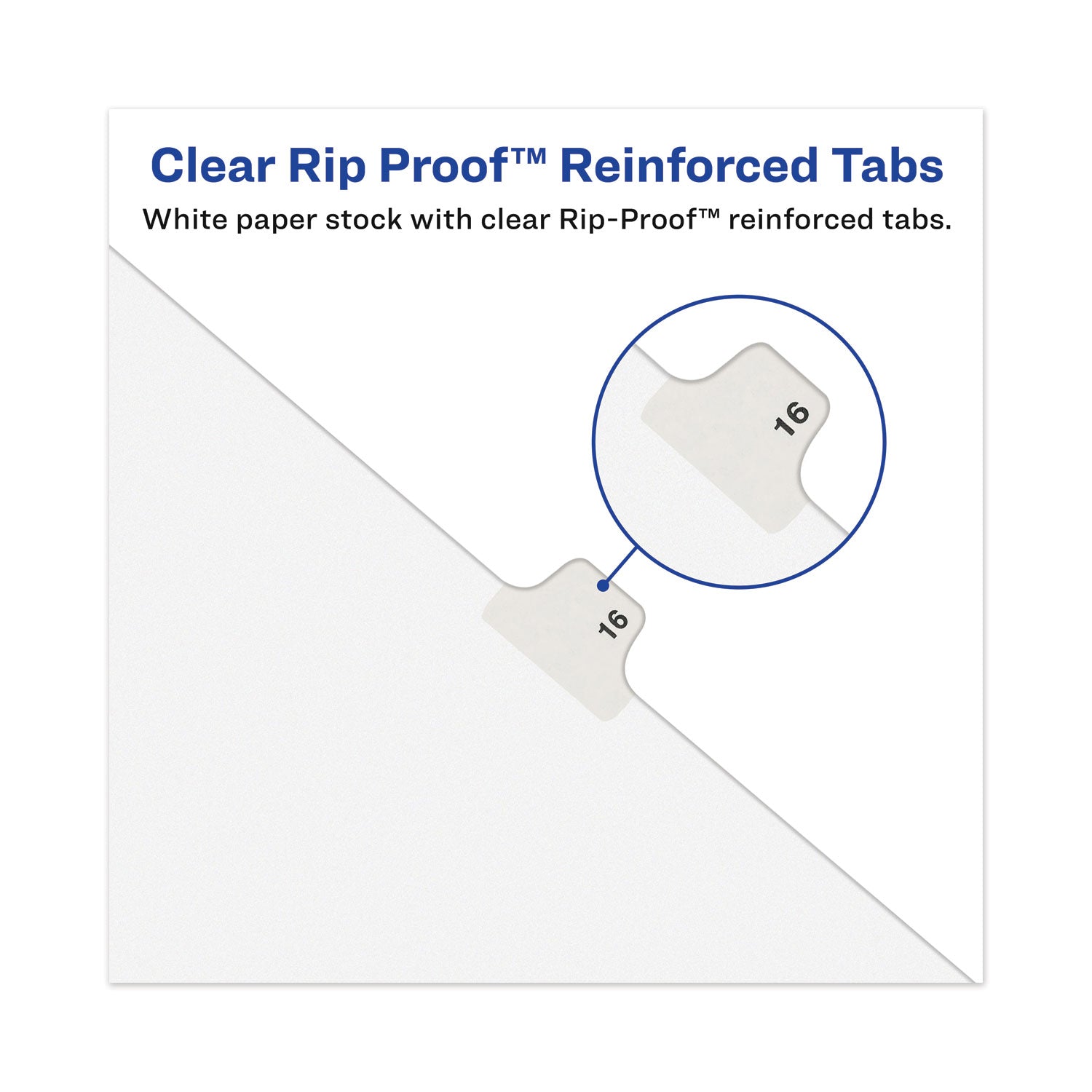 Avery-Style Preprinted Legal Bottom Tab Divider, 26-Tab, Exhibit F, 11 x 8.5, White, 25/PK Avery® Flipcost