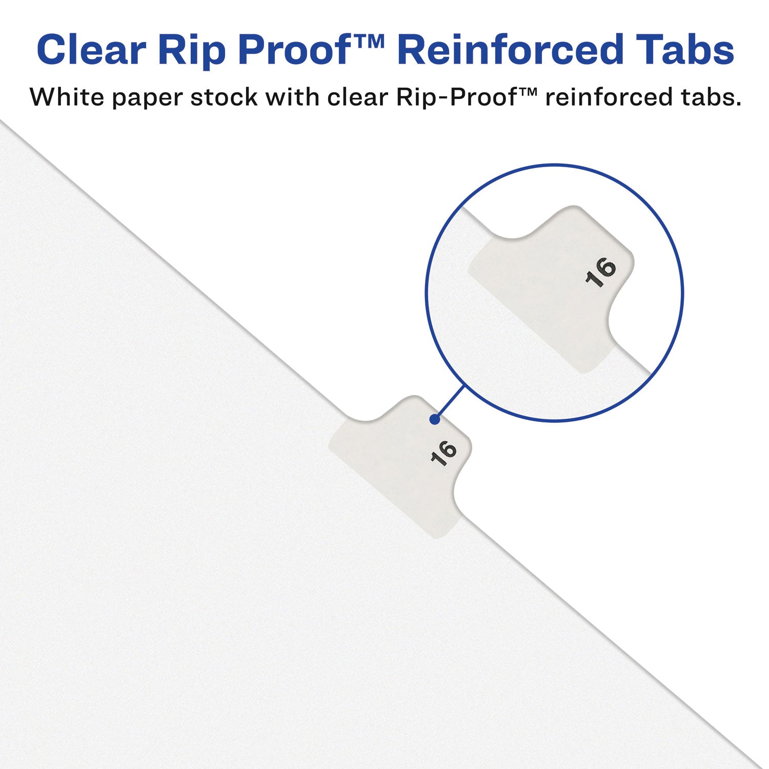 Avery® Avery-Style Preprinted Legal Side Tab Divider, 26-Tab, Exhibit A, 11 x 8.5, White, 25/Pack, (1371)