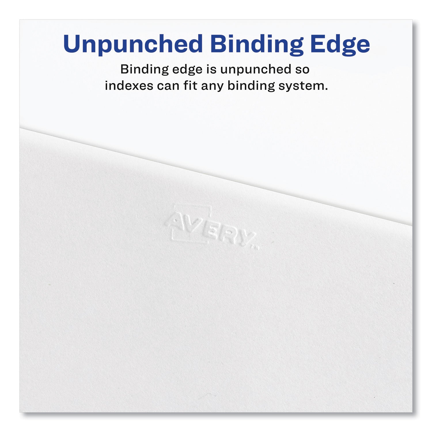 Avery® Avery-Style Preprinted Legal Bottom Tab Divider, 26-Tab, Exhibit B, 11 x 8.5, White, 25/PK