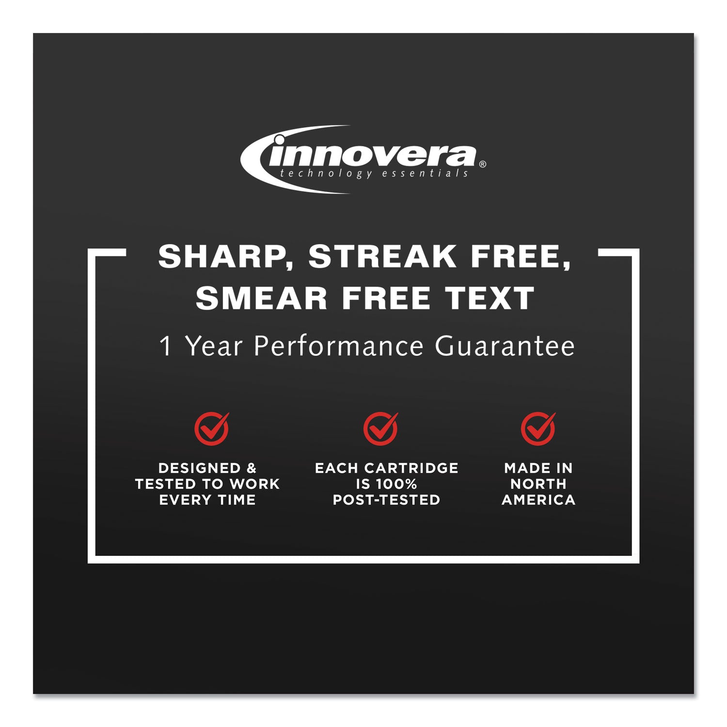 Innovera® Remanufactured Black Ink, Replacement for 56 (C6656AN), 450 Page-Yield