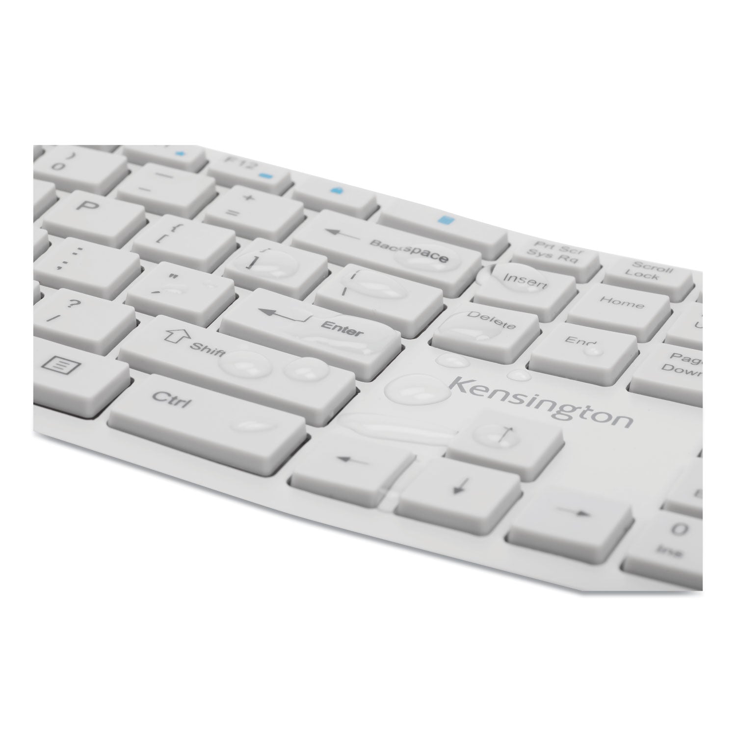 Kensington® Pro Fit Ergo Wireless Keyboard, 18.98 x 9.92 x 1.5, Gray