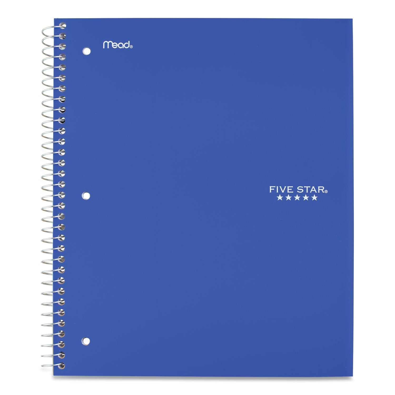 Five Star® Wirebound Notebook with Eight Pockets, 5-Subject, Wide/Legal Rule, Randomly Assorted Cover Color, (200) 10.5 x 8 Sheets