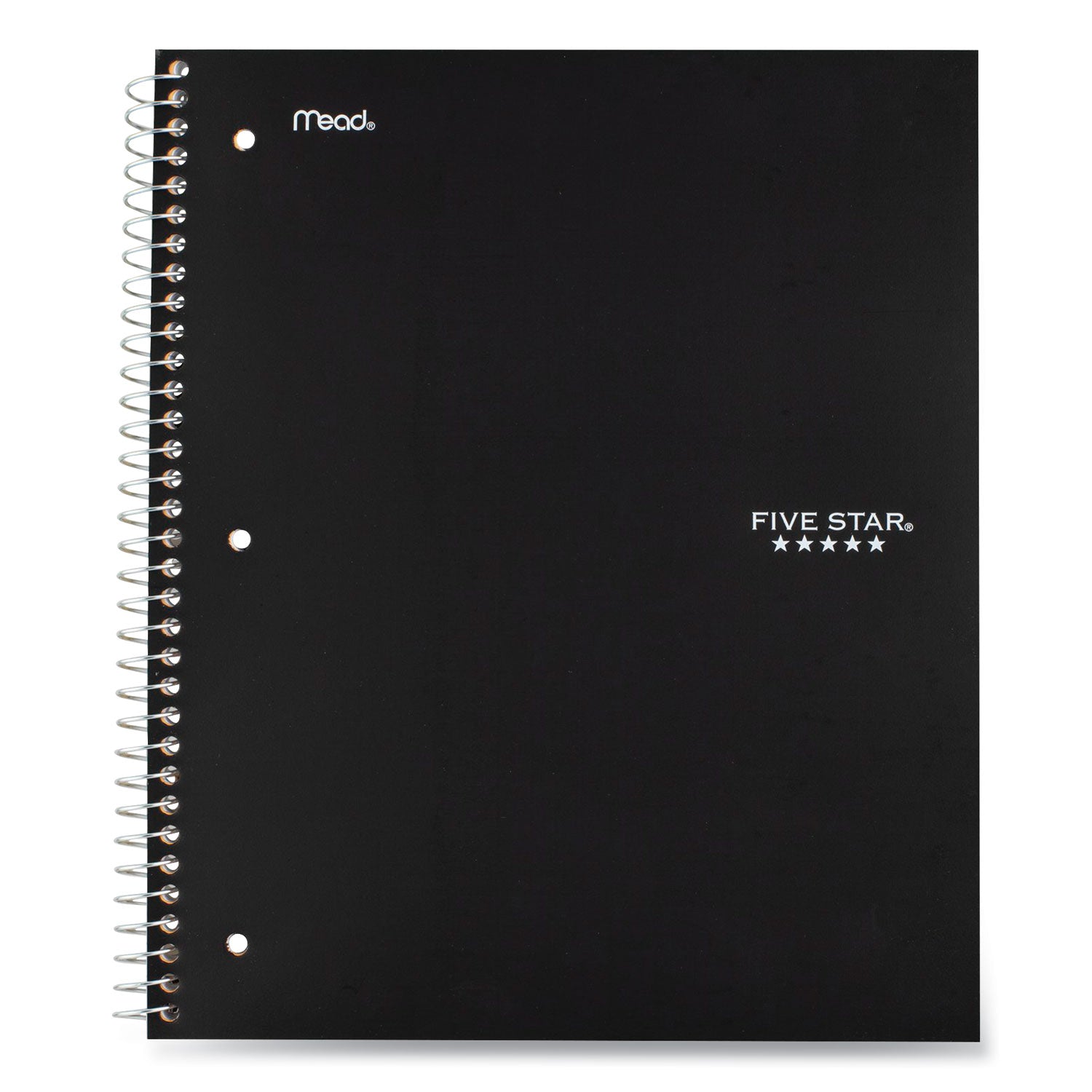 Five Star® Wirebound Notebook with Eight Pockets, 5-Subject, Wide/Legal Rule, Randomly Assorted Cover Color, (200) 10.5 x 8 Sheets