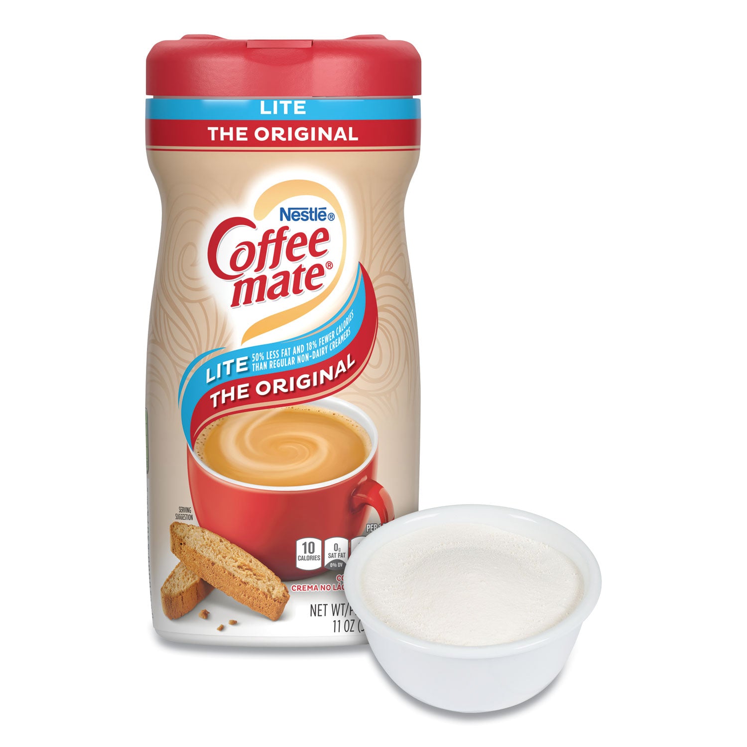 Coffee mate® Original Lite Powdered Creamer, 11oz Canister