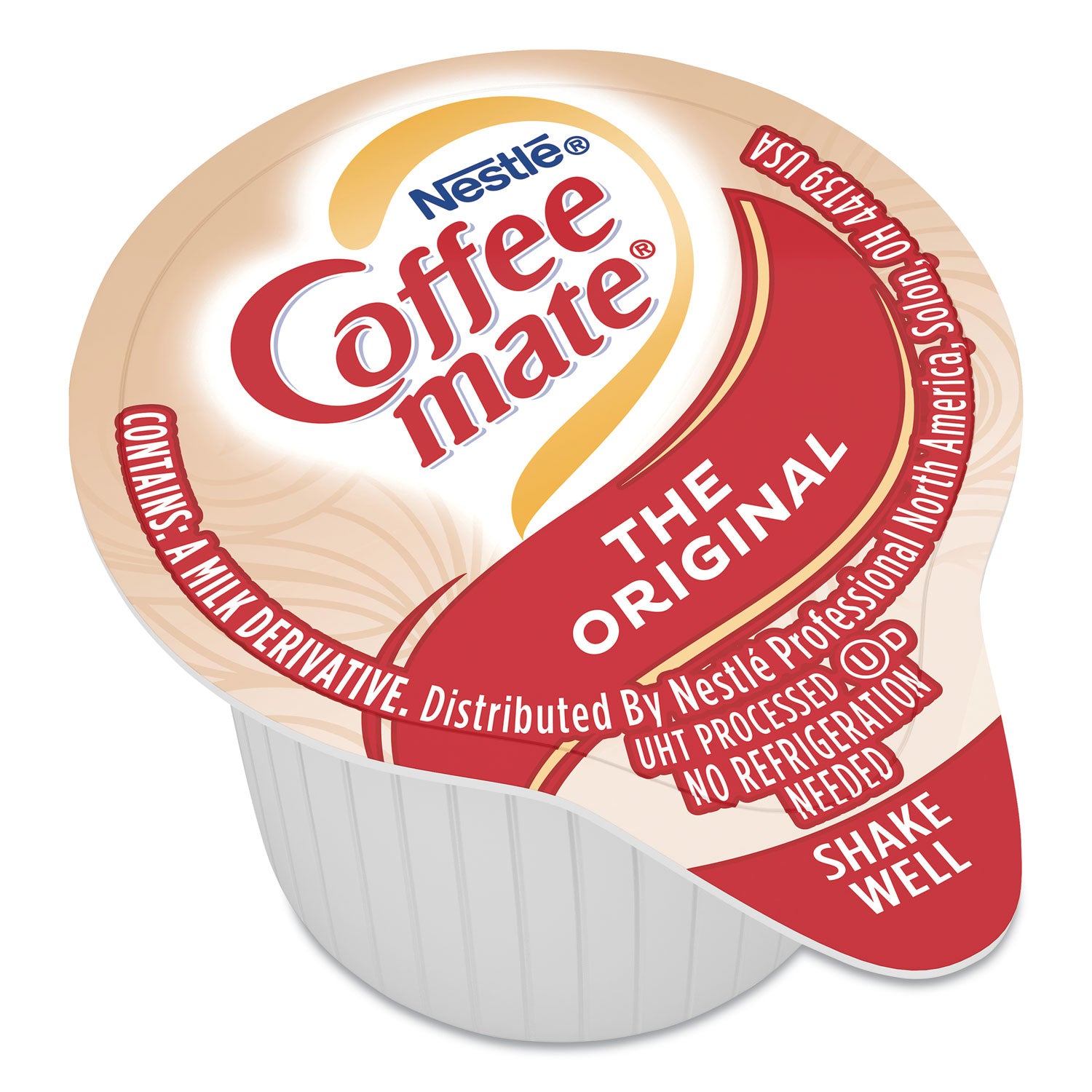 Coffee mate® Liquid Coffee Creamer, Original, 0.38 oz Mini Cups, 50/Box, 4 Boxes/Carton, 200 Total/Carton