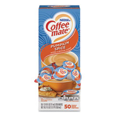NESTLE Liquid Coffee Creamer, Pumpkin Spice, 0.38 oz Mini Cups, 50/Box - Flipcost
