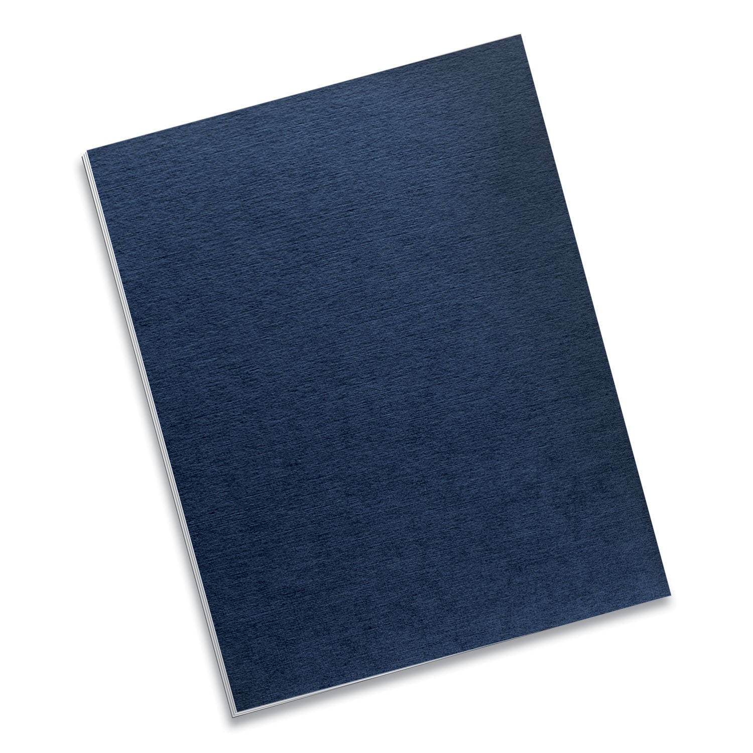 Fellowes® Expressions Linen Texture Presentation Covers for Binding Systems, Navy, 11 x 8.5, Unpunched, 200/Pack