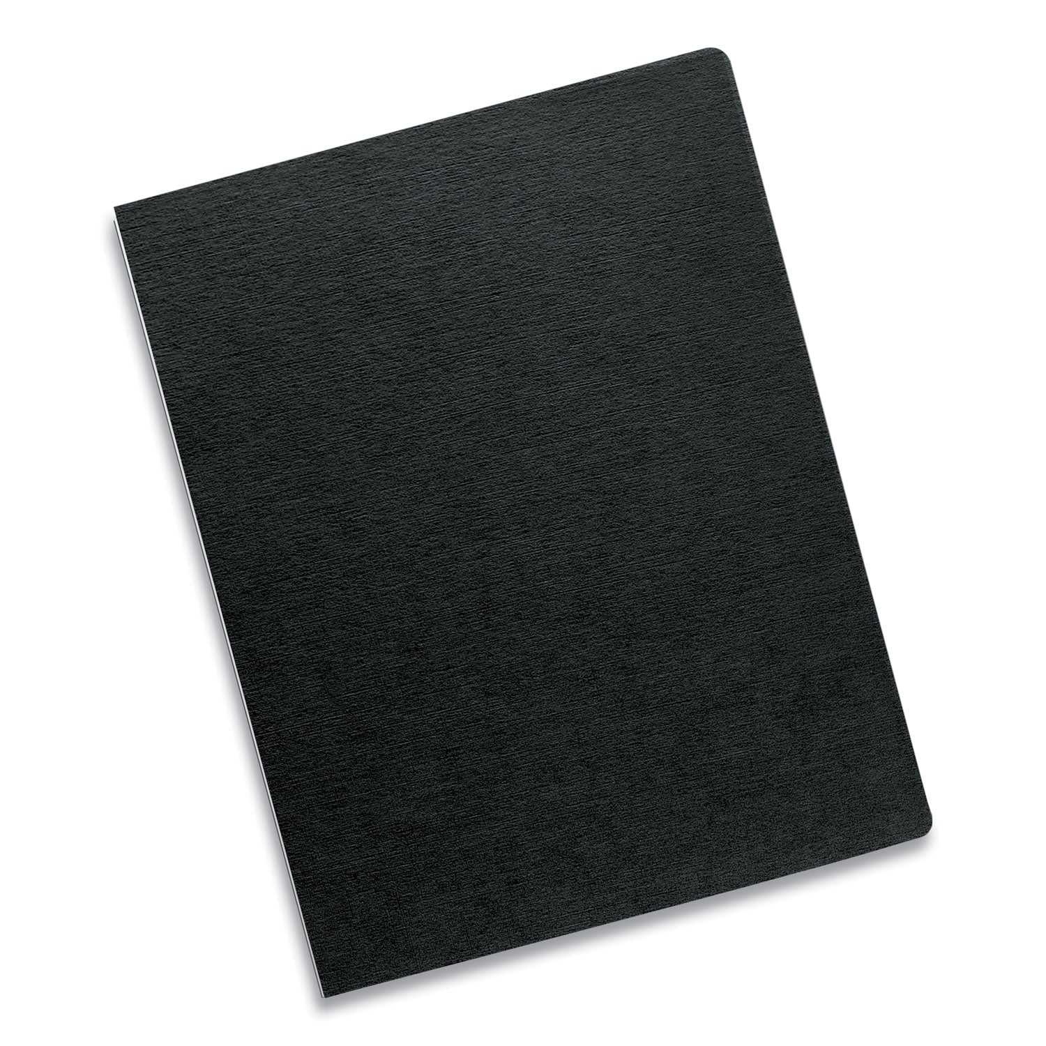 Fellowes® Expressions Linen Texture Presentation Covers for Binding Systems, Black, 11.25 x 8.75, Unpunched, 200/Pack