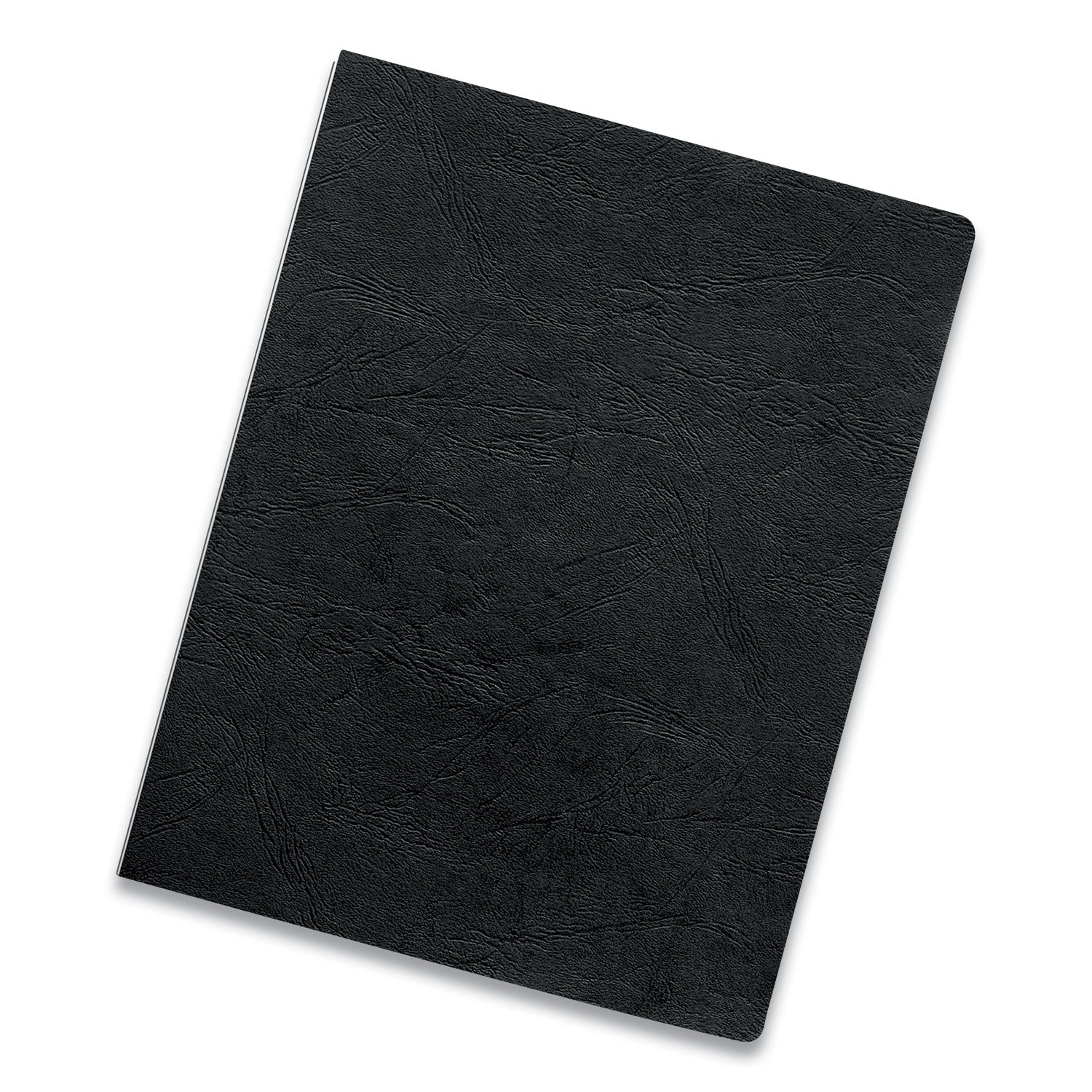 Fellowes® Executive Leather-Like Presentation Cover, Black, 11 x 8.5, Unpunched, 200/Pack