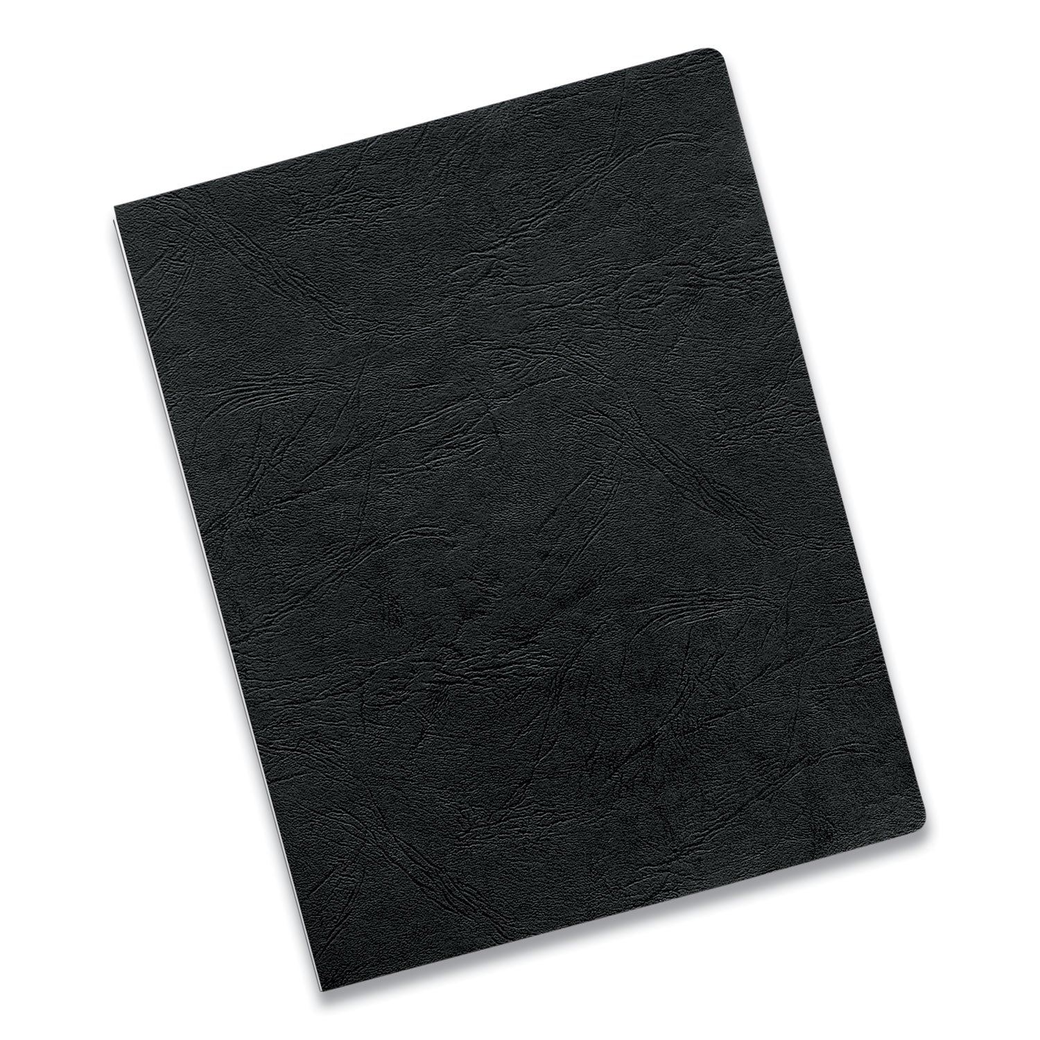 Fellowes® Executive Leather-Like Presentation Cover, Black, 11.25 x 8.75, Unpunched, 50/Pack