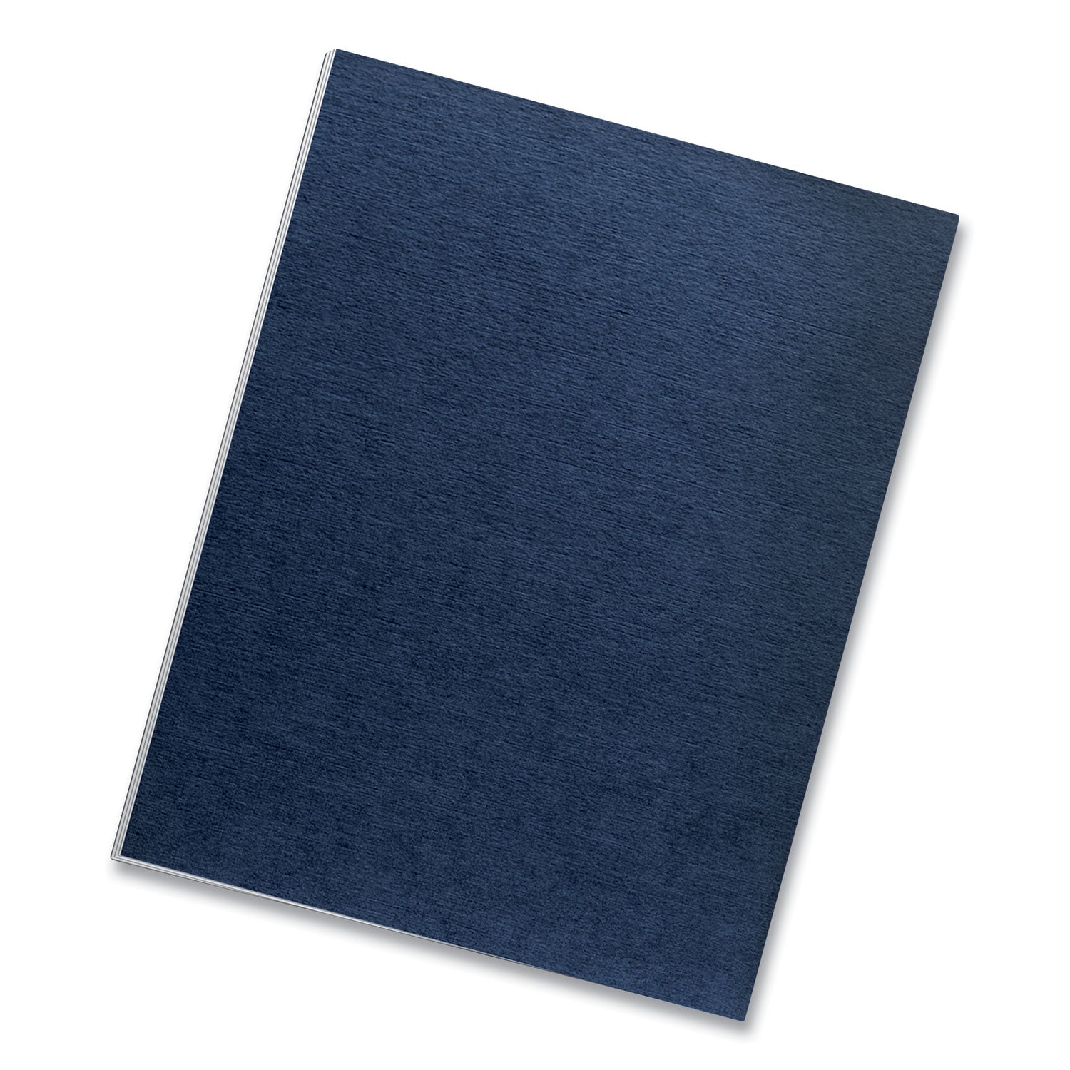 Fellowes® Expressions Linen Texture Presentation Covers for Binding Systems, Navy, 11 x 8.5, Unpunched, 200/Pack