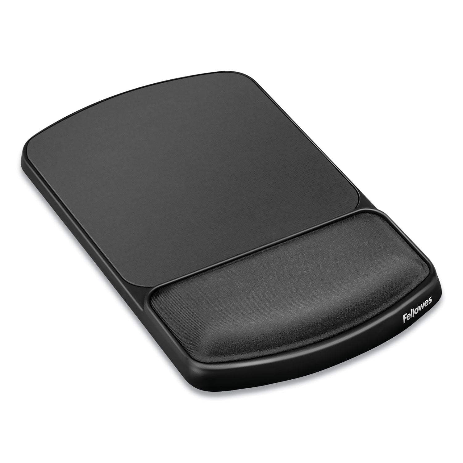 Gel Mouse Pad with Wrist Rest, 6.25 x 10.12, Graphite/Platinum