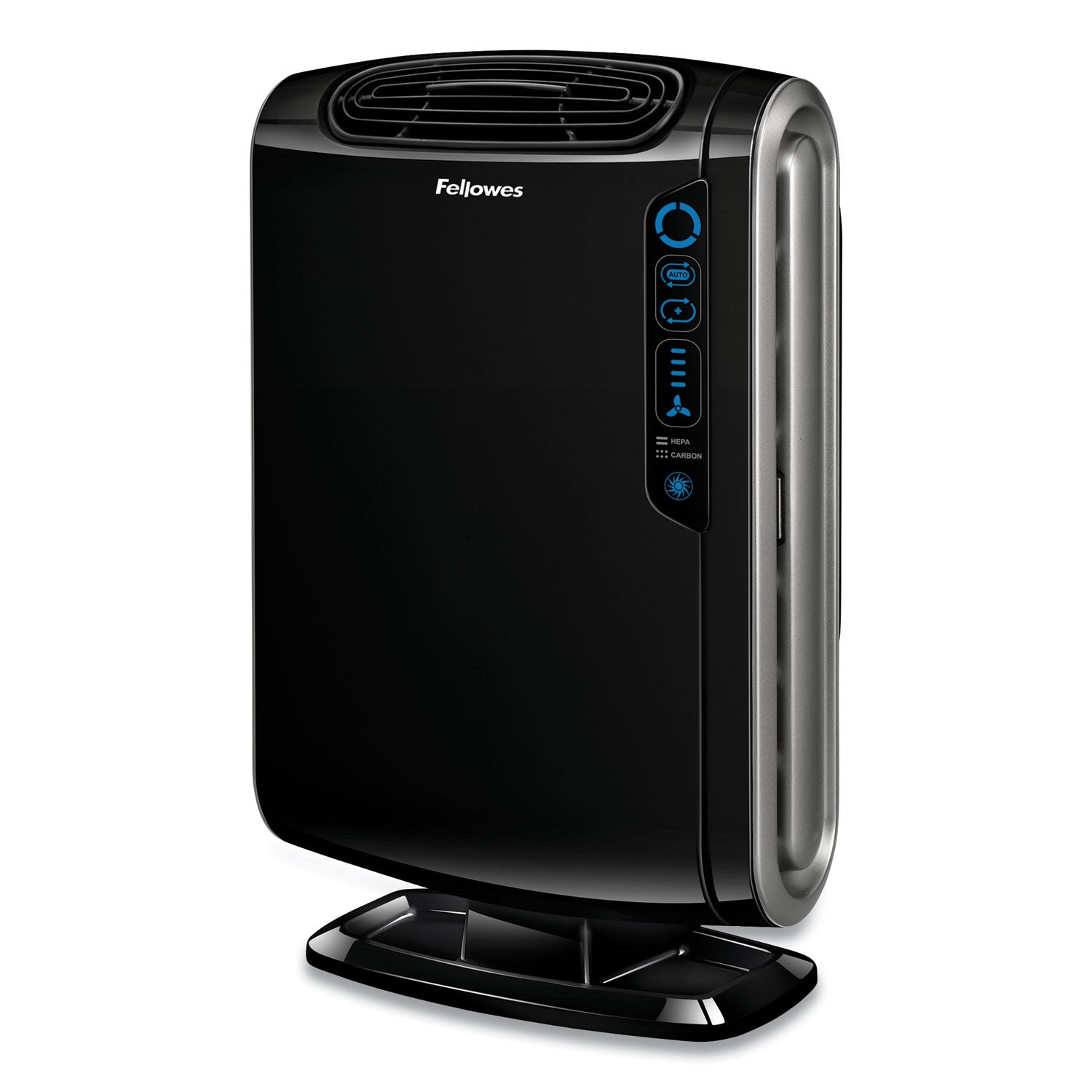 Fellowes® HEPA and Carbon Filtration Air Purifiers, 200 to 400 sq ft Room Capacity, Black