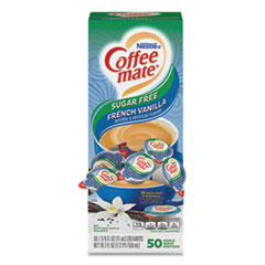 Coffee mate® Liquid Coffee Creamer, Zero Sugar French Vanilla, 0.38 oz Mini Cups, 50/Box - Flipcost