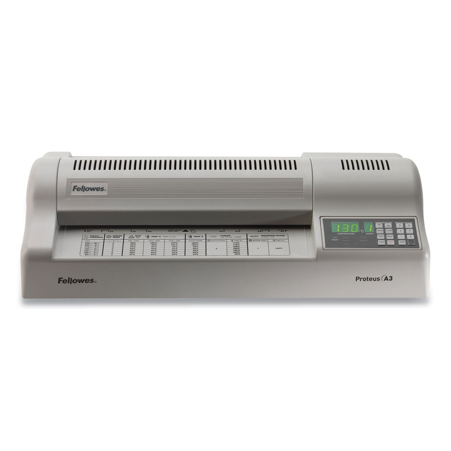 Fellowes® Proteus 125 Laminator, Six Rollers, 12" Max Document Width, 10 mil Max Document Thickness