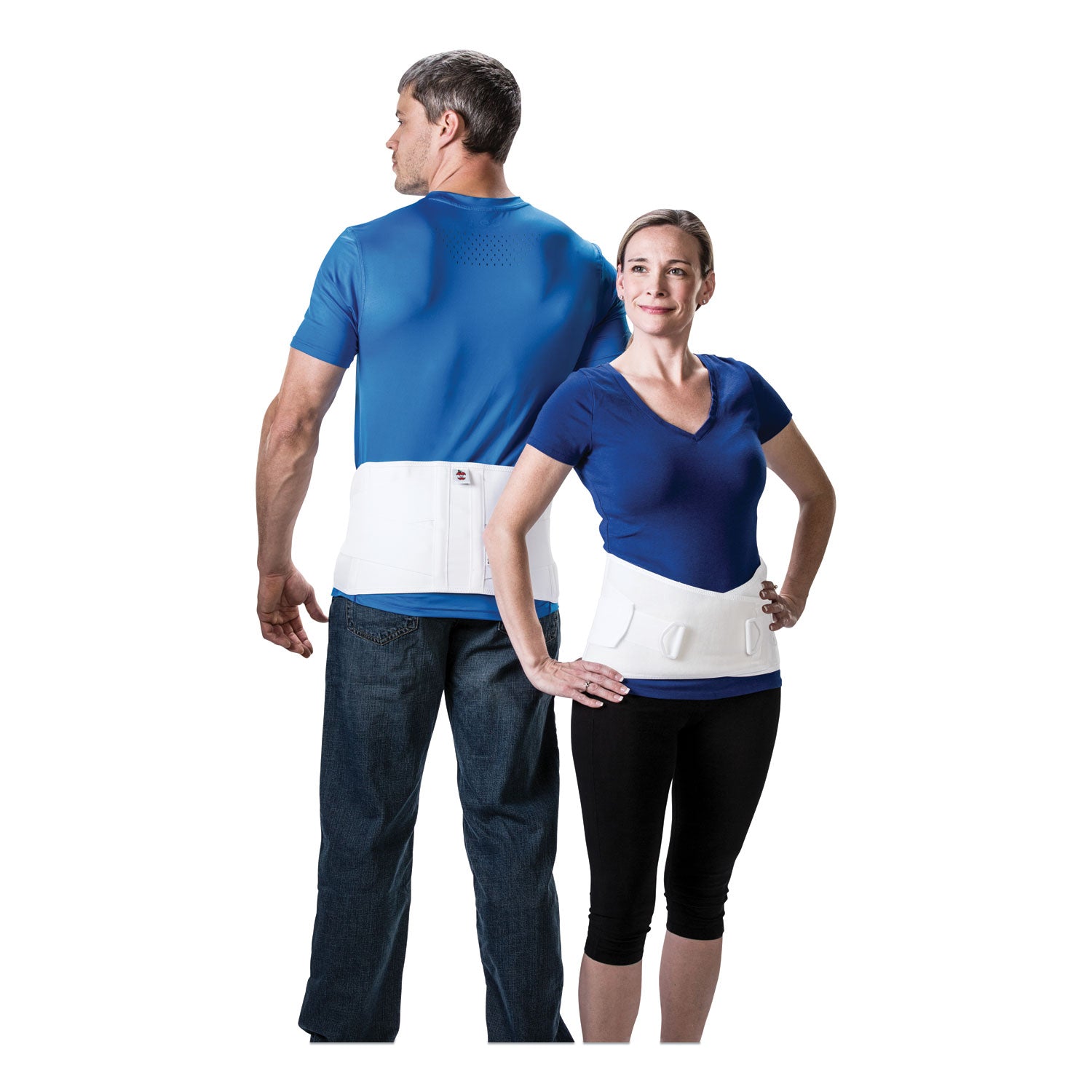 Core Products® CorFit System Lumbosacral Spinal Back Support, X-Large, 40" to 52" Waist, White