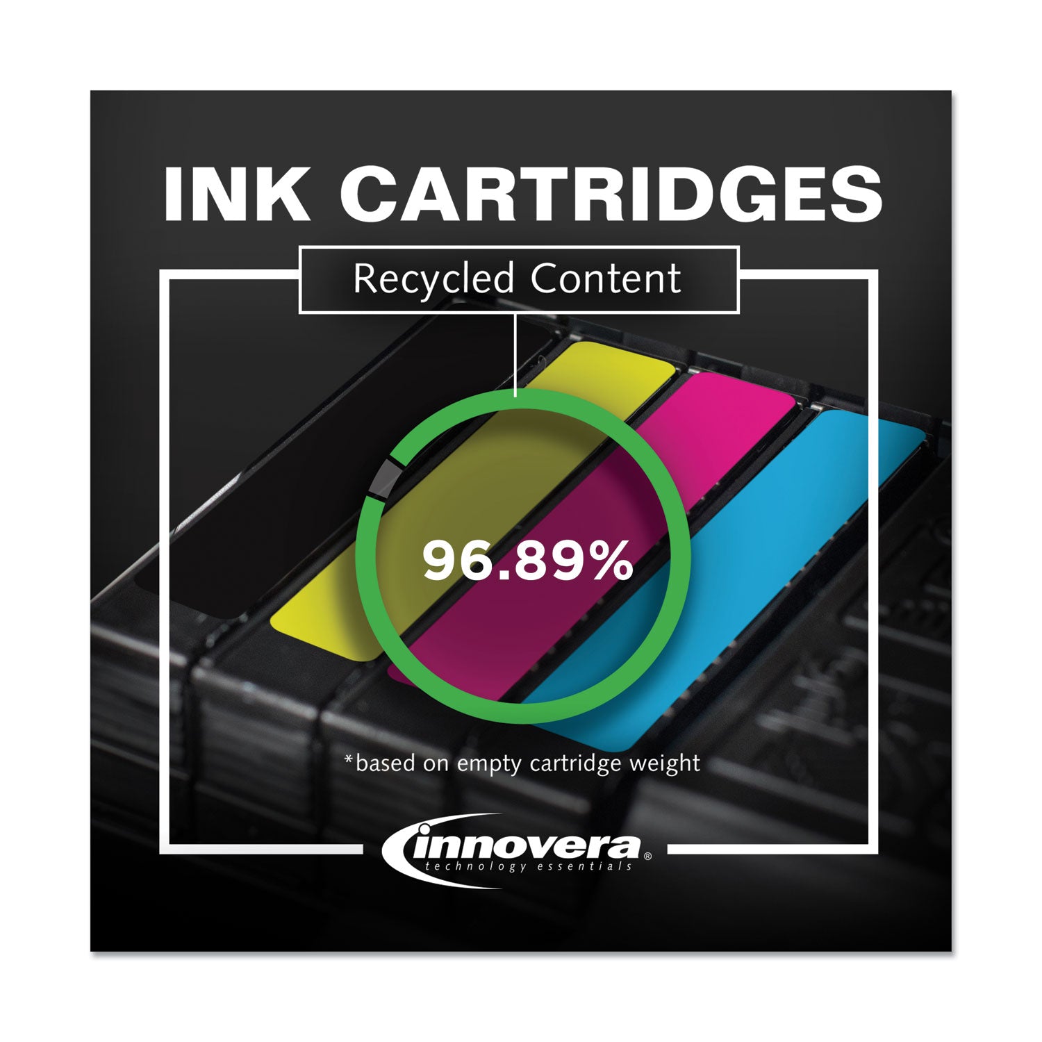 Innovera® Remanufactured Cyan Ink, Replacement for CLI-221C (2947B001), 535 Page-Yield